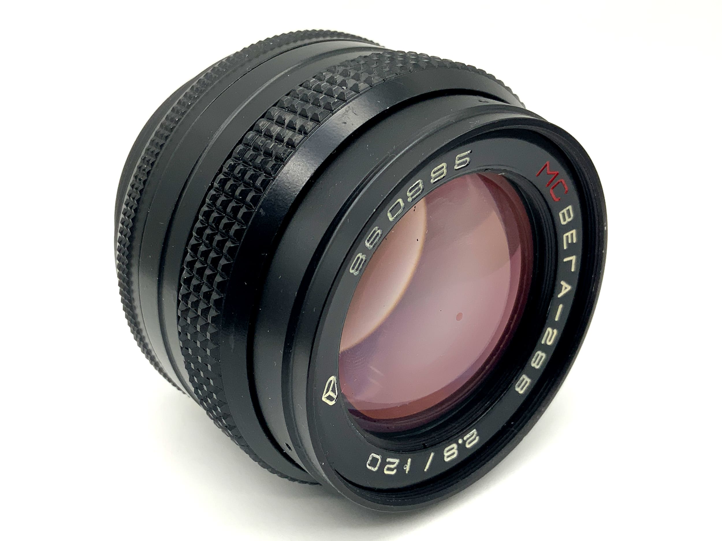 Arsenal Vega 28B MC 120mm 1:2.8 fixed focal length lens (Pentacon