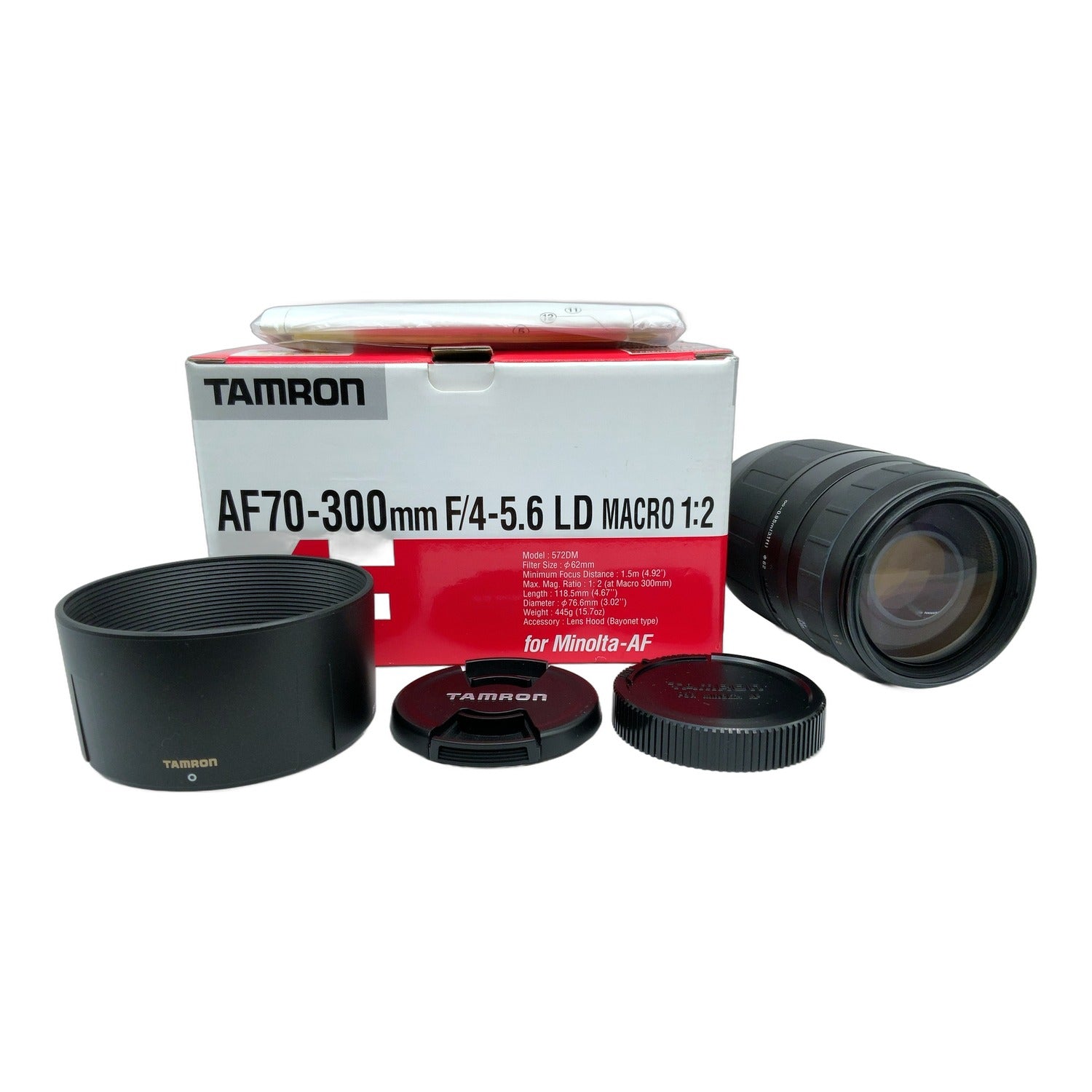 Tamron AF LD Tele-Macro (1:2) 572D 70-300mm 1:4-5.6 Zoomobjektiv (Minolta AF/Sony A)