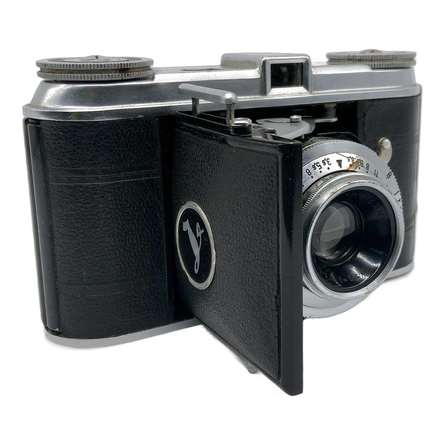 Voigtländer Vito Klappkamera mit Skopar 5cm 1:3.5 Compur-Rapid Analogkamera