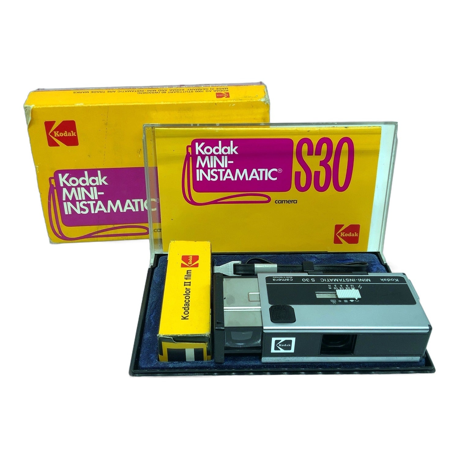 Kodak Mini-Instamatic S30 Sucherkamera mit Reomar 5.6/25 in OVP