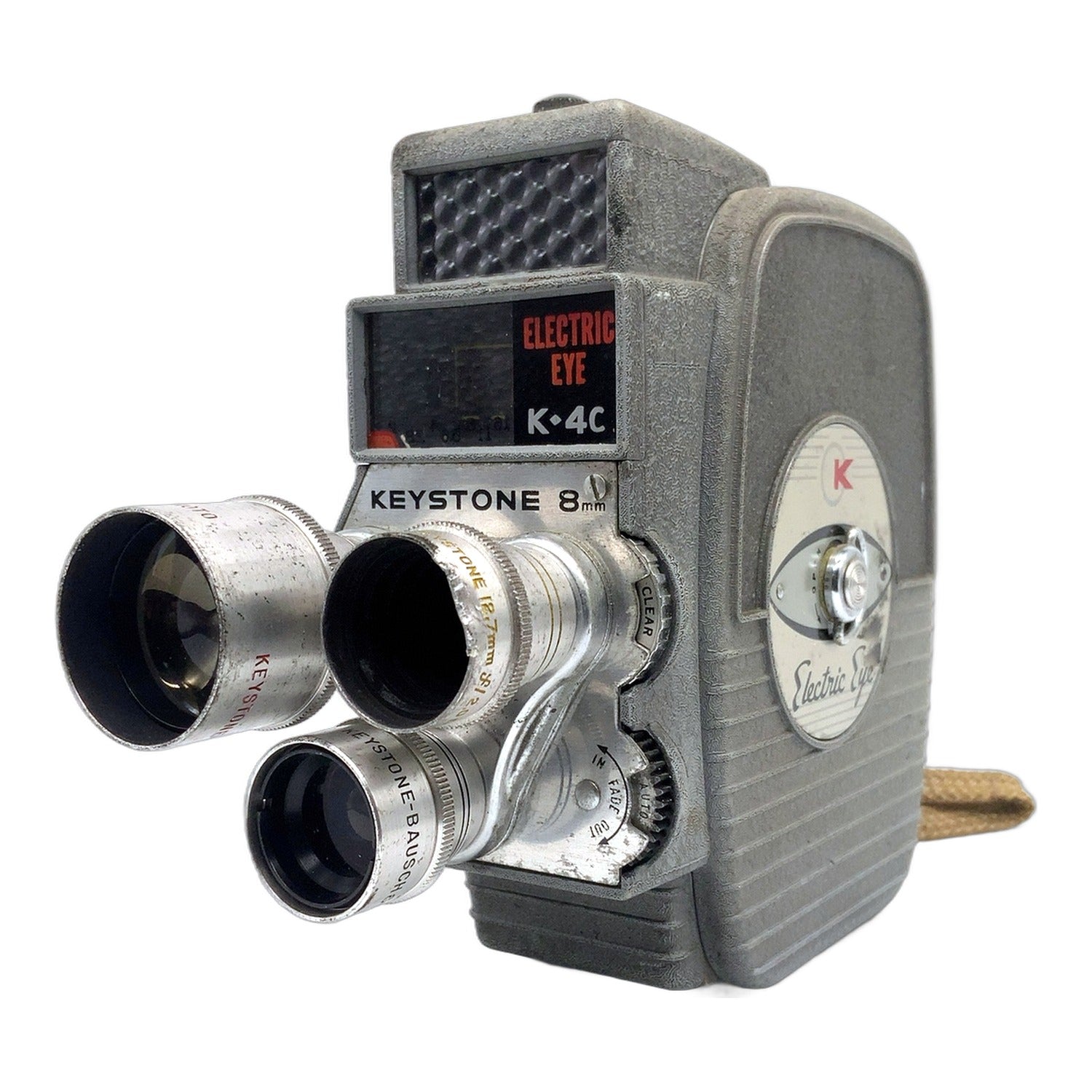 Keystone Electric Eye K-4C Filmkamera mit 25mm 1:2.0/9mm 1:2.0/12.7mm 1:2.0