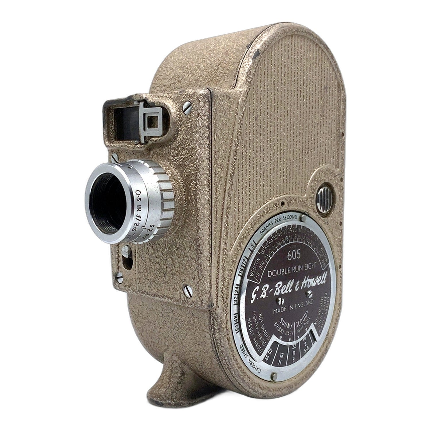 Bell & Howell 605 Filmkamera mit Trital 12.7mm 1:2-5 Cine Camera Movie Camera