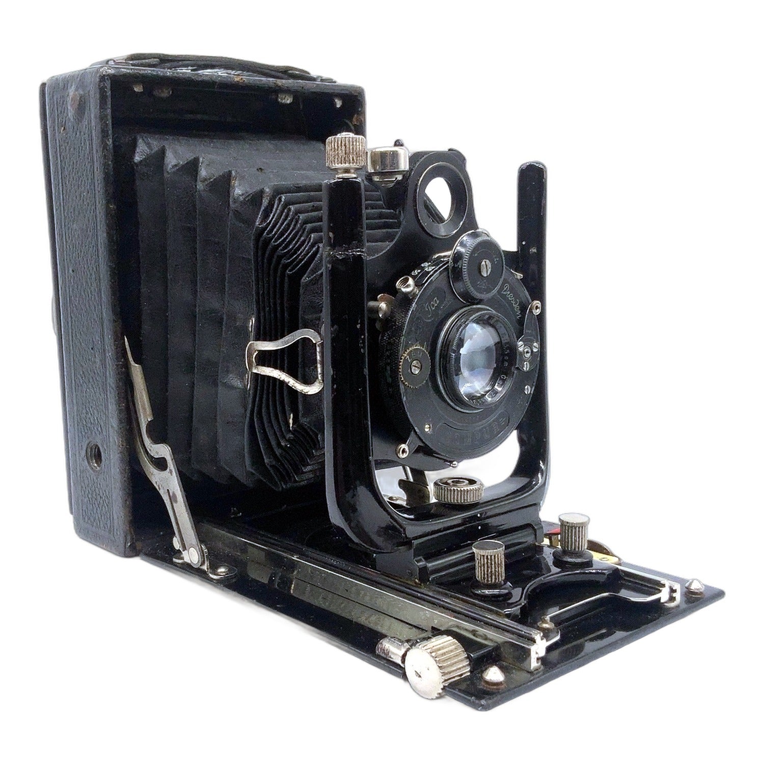 Ica Dresden Trona 210 Plattenkamera Compur Analog Camera Plate Camera