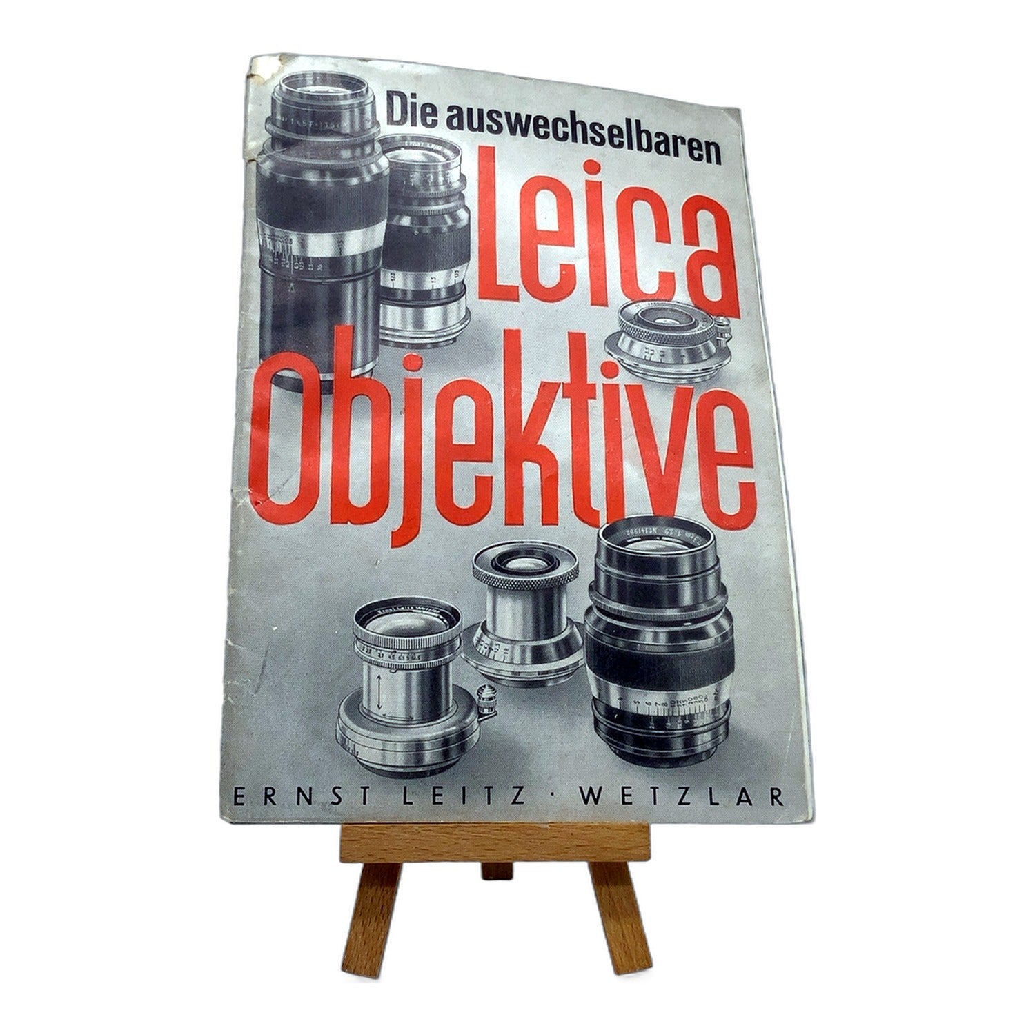Leica Die auswechselbaren Leica Objektive Leitz Wetzlar Infoheft Deutsch