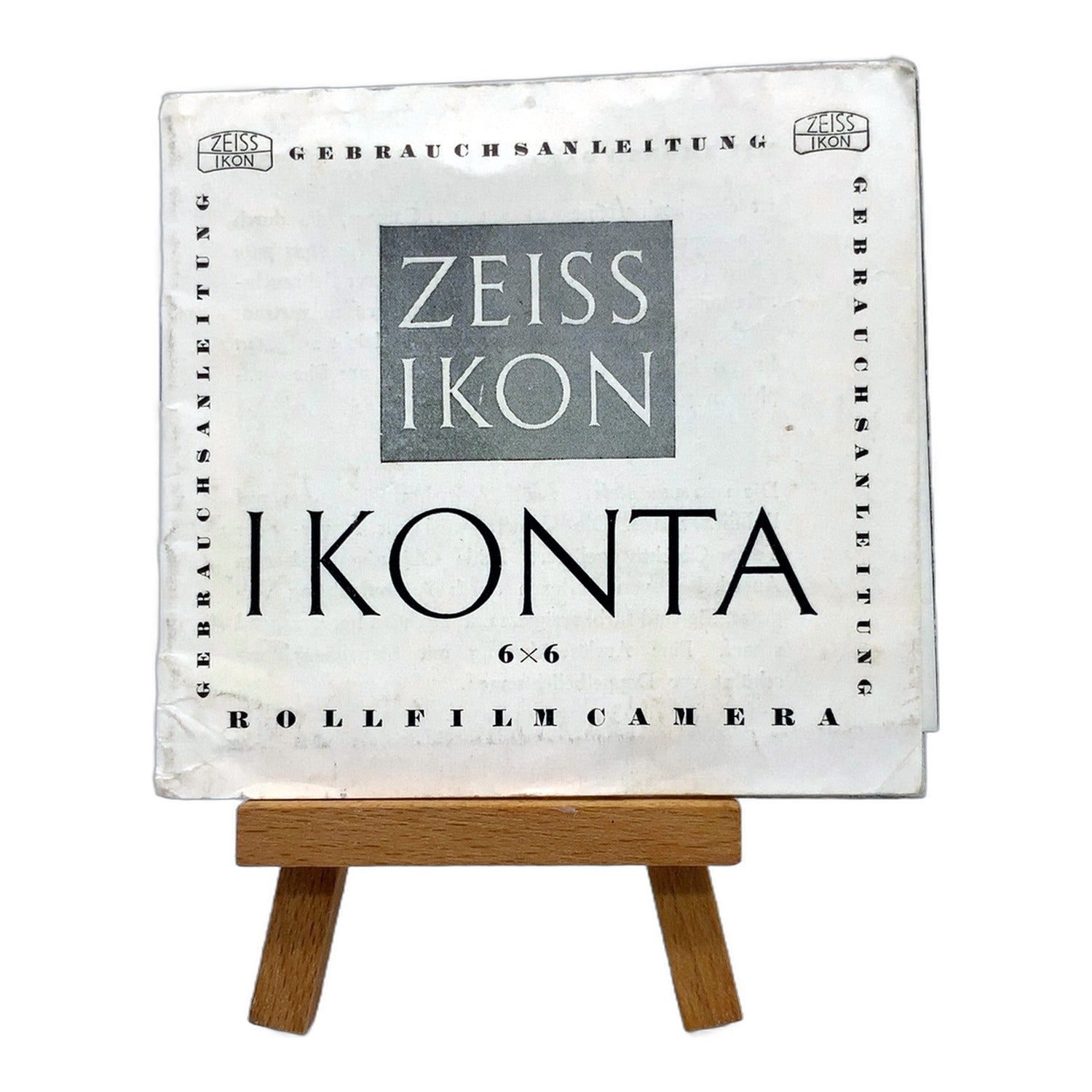 Zeiss Ikon Ikonta 6x6 Bedienungsanleitung User Manual Handbuch Deutsch