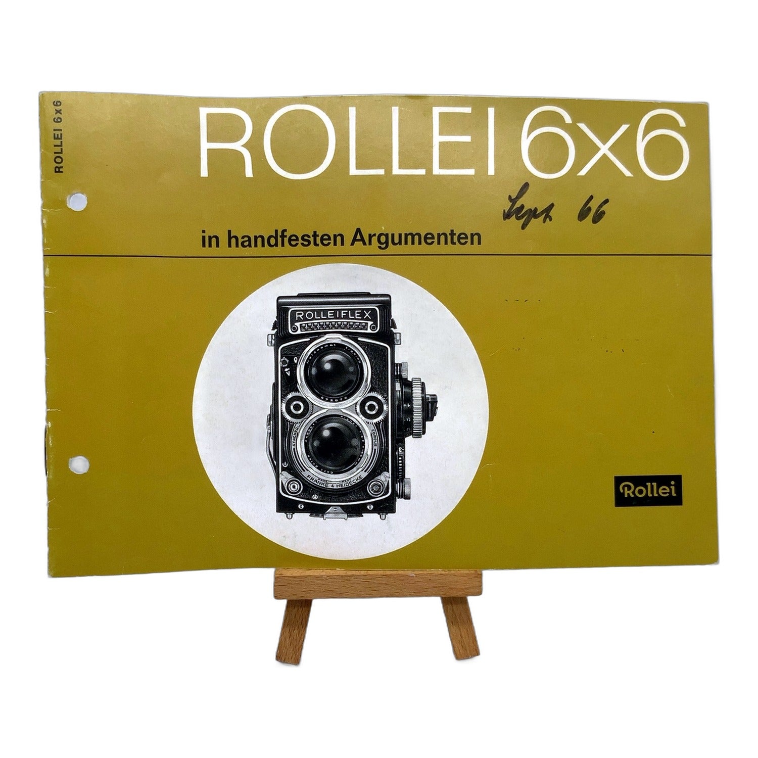 Rollei 6x6 in handfesten Argumenten Bedienungsanleitung Handbuch Deutsch