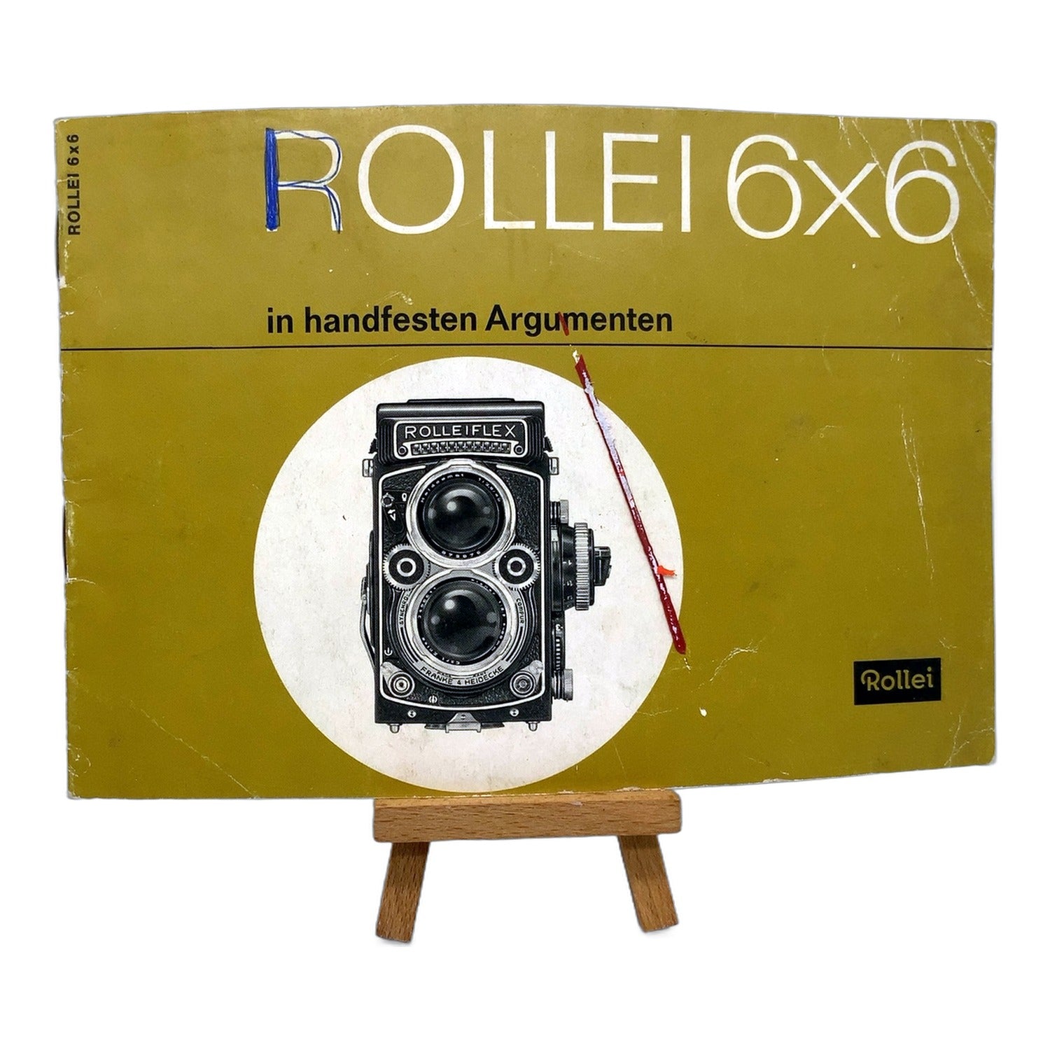 Rollei 6x6 in handfesten Argumenten stark gebraucht Bedienungsanleitung Deutsch