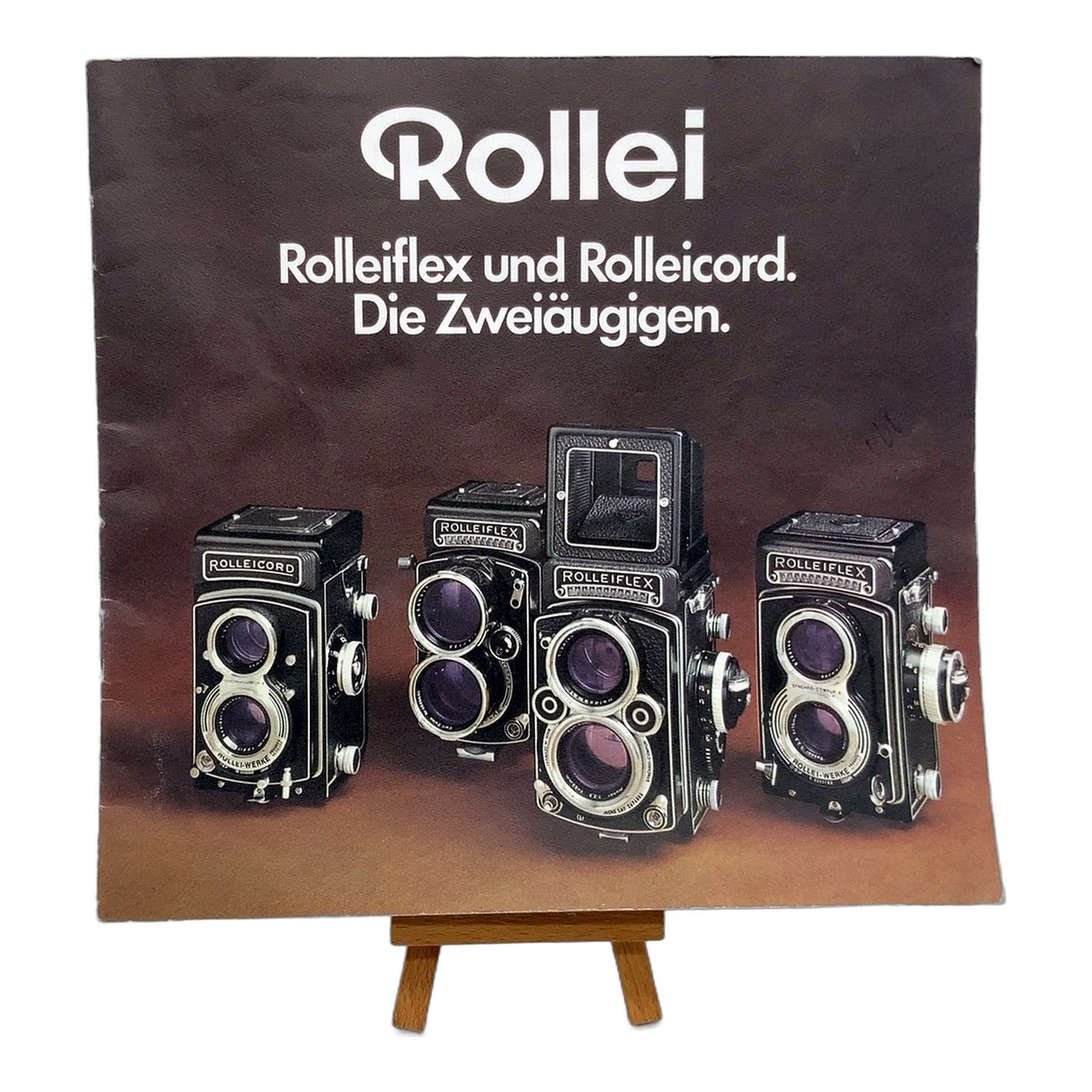 Rollei Rolleiflex und Rolleicord. Die Zweiäugigen Broschüre Prospekt Deutsch