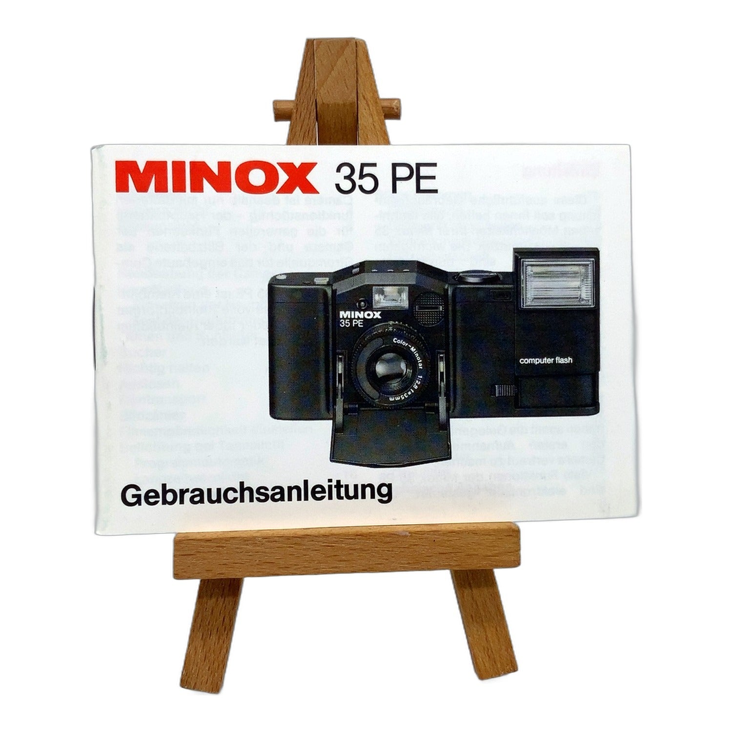 Minox PE Bedienungsanleitung User Manual Handbuch Deutsch