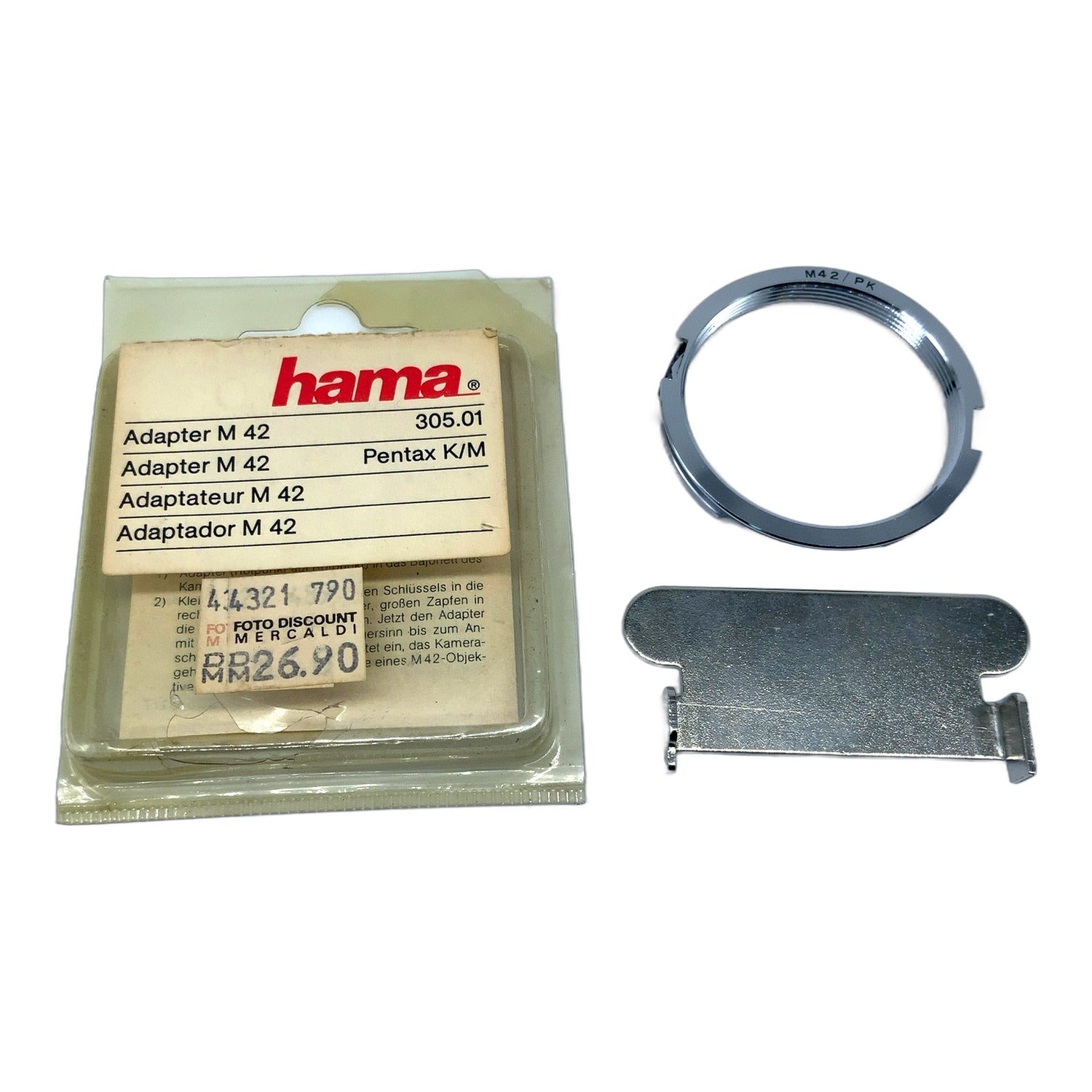 Hama M42/PK Objektivadapter in OVP Lens Mount Adapter (M42 → Pentax K)