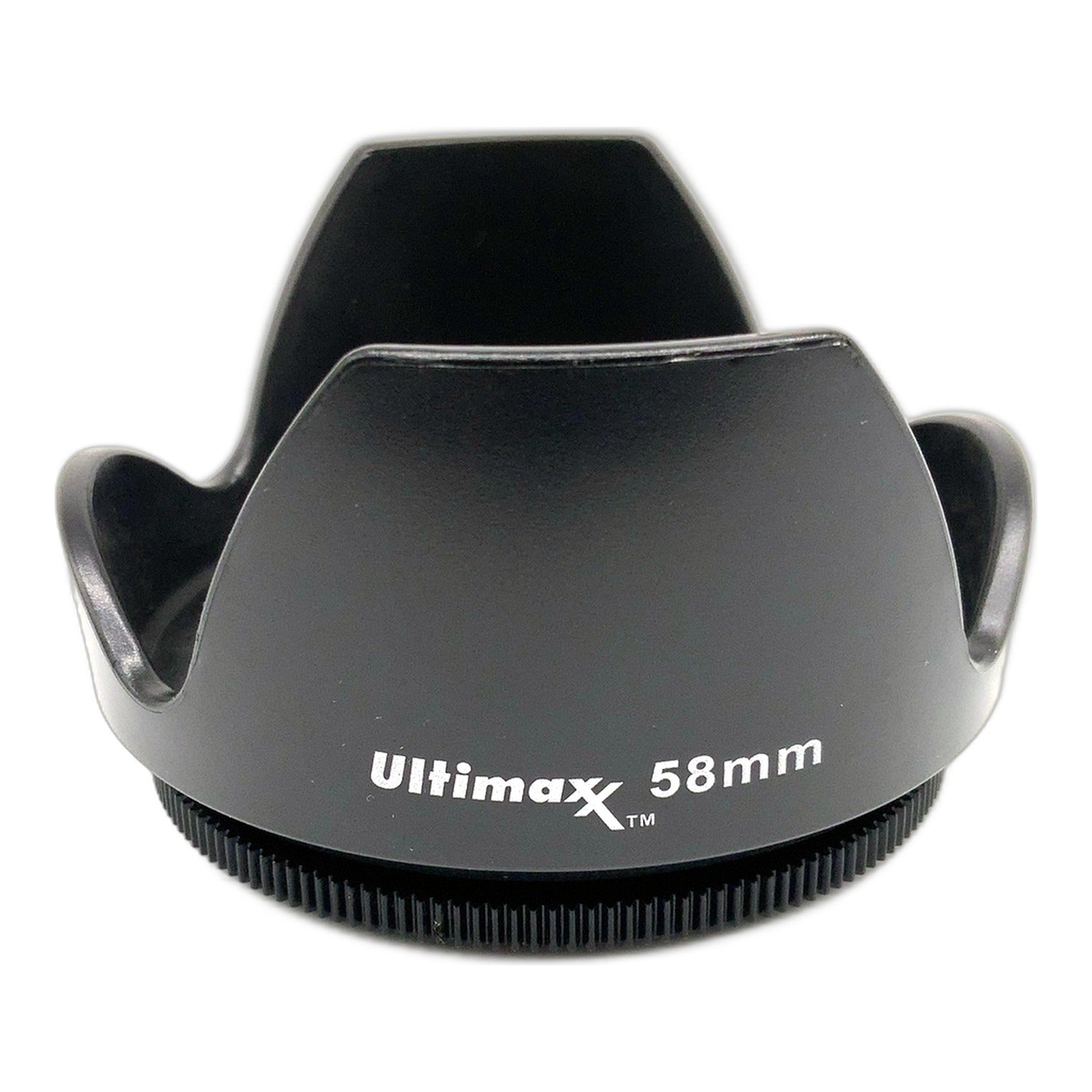 Ultimaxx 58mm Gegenlichtblende tulpenförmig Tulpe Lens Hood Streulichtblende