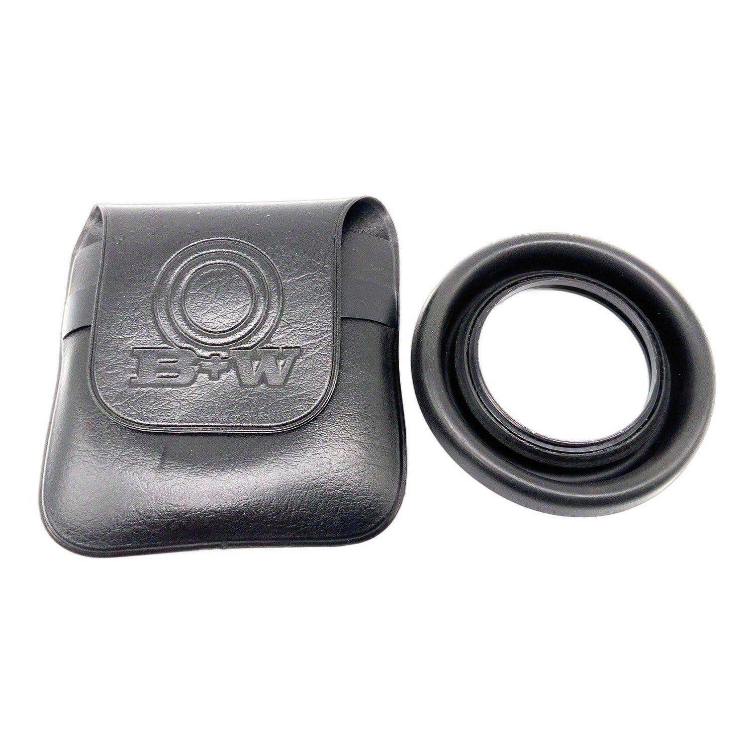 B+W 49mm Gegenlichtblende Gummi mit Etui Lens Hood Streulichtblende