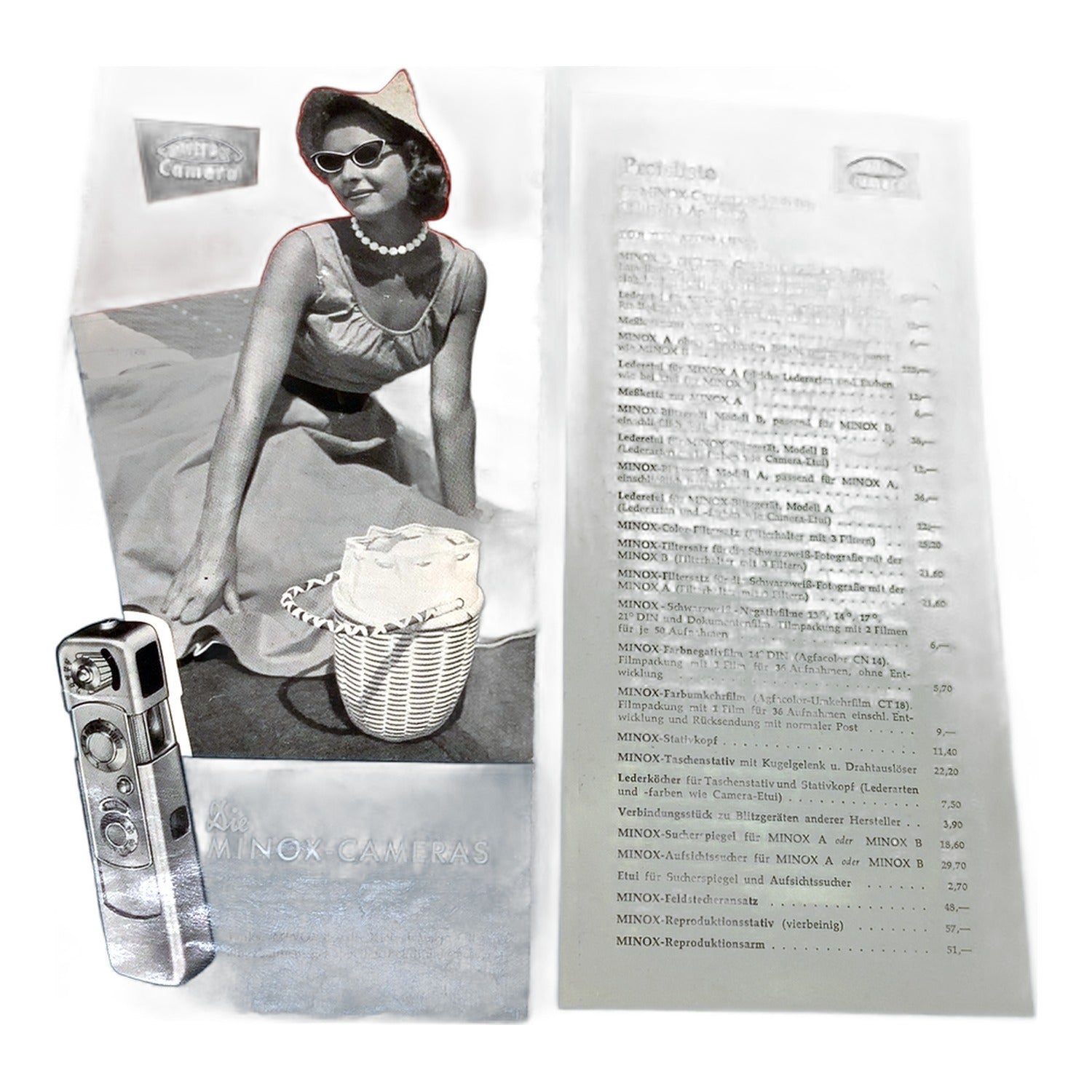 Die Minox Cameras Broschüre Brochure Prospekt Deutsch