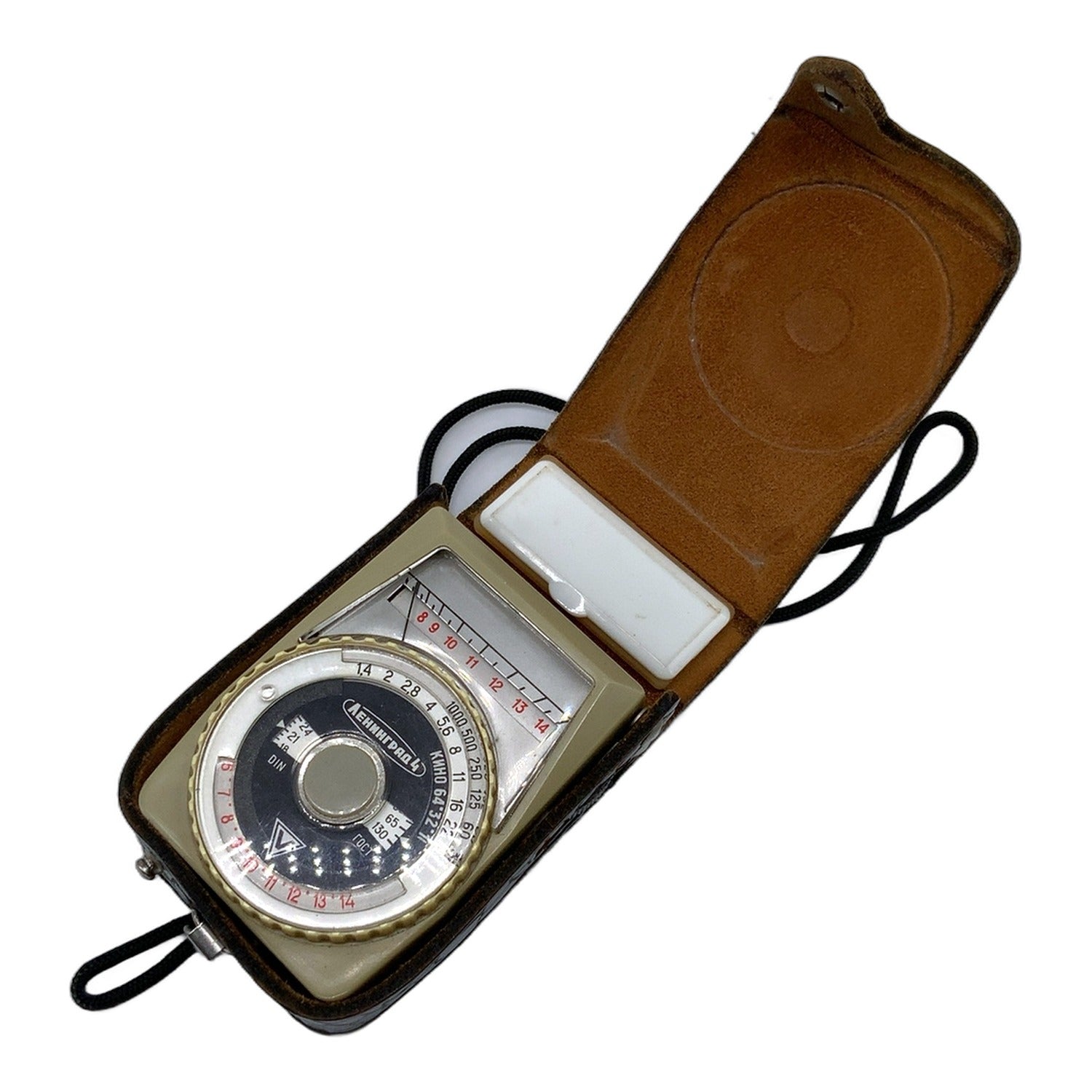Leningrad 4 Belichtungsmesser mit Tasche Light Meter Lichtmesser Lichtmeter