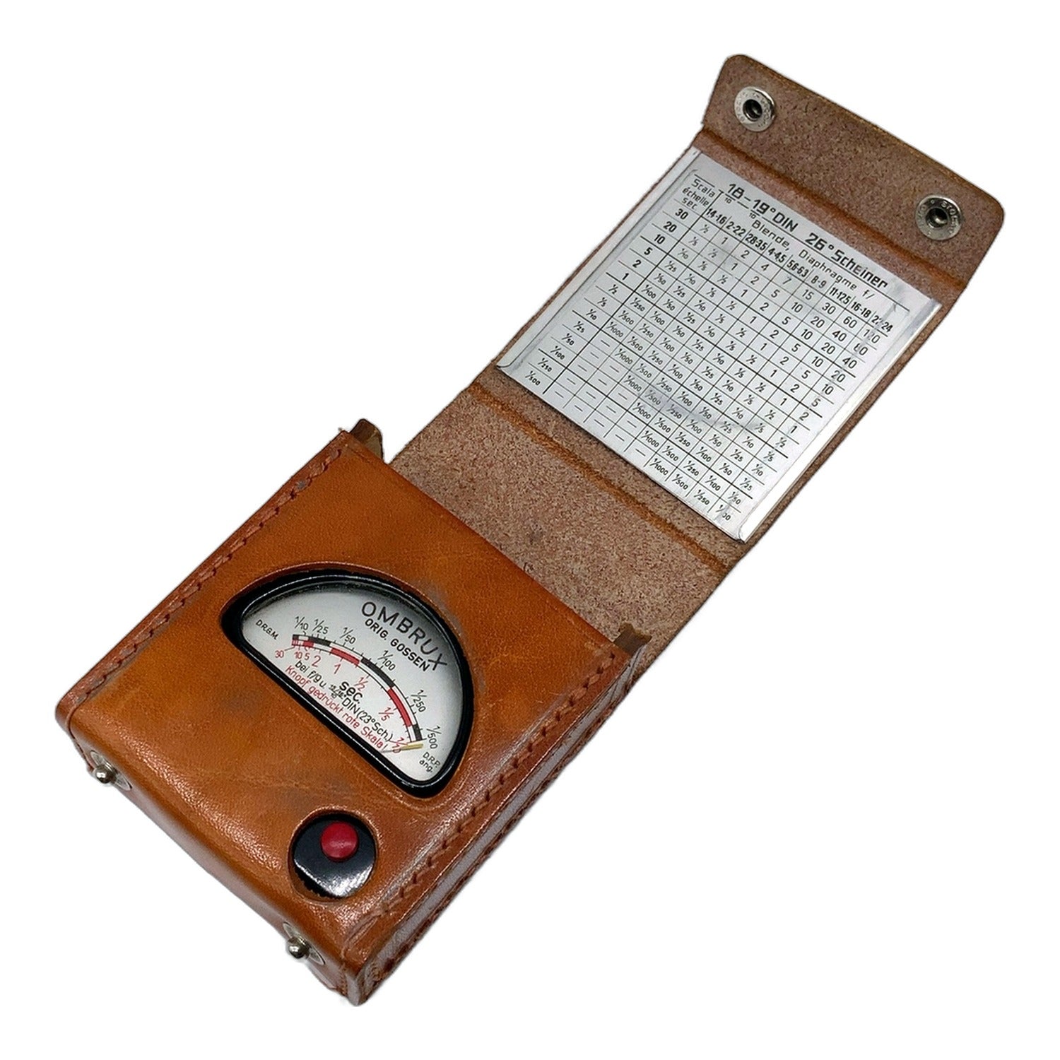 Gossen Ombrux Belichtungsmesser mit Tasche Light Meter Lichtmesser Lichtmeter