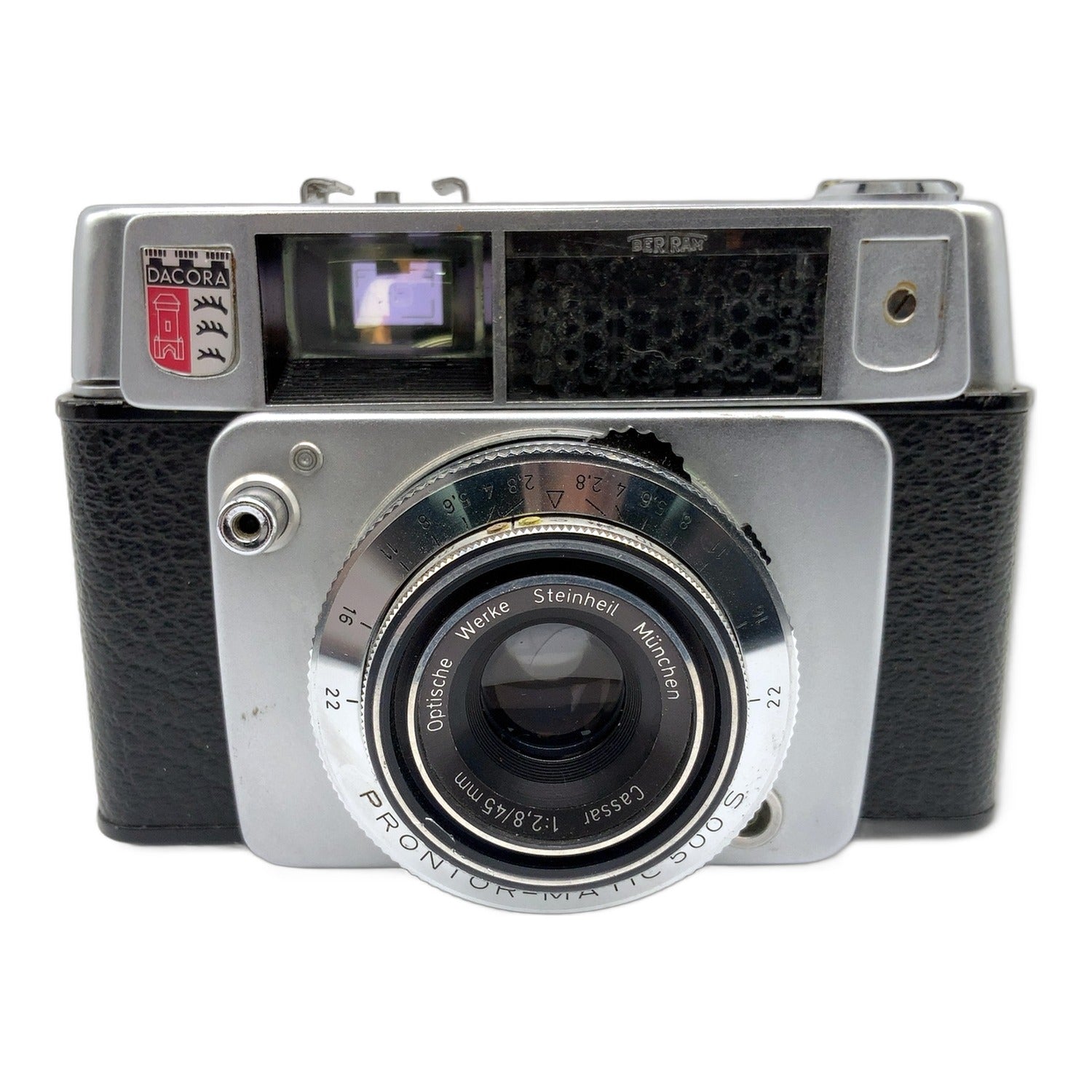 Dacora CC Sucherkamera mit Cassar 45mm 1:2.8 Prontor-Matic 500 S
