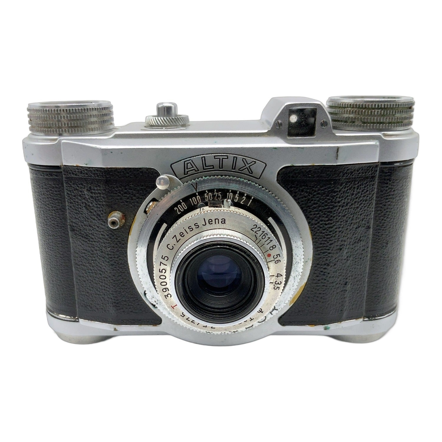 Altissa Altix Sucherkamera mit Tessar 37,5mm 1:3.5 red T Cludor