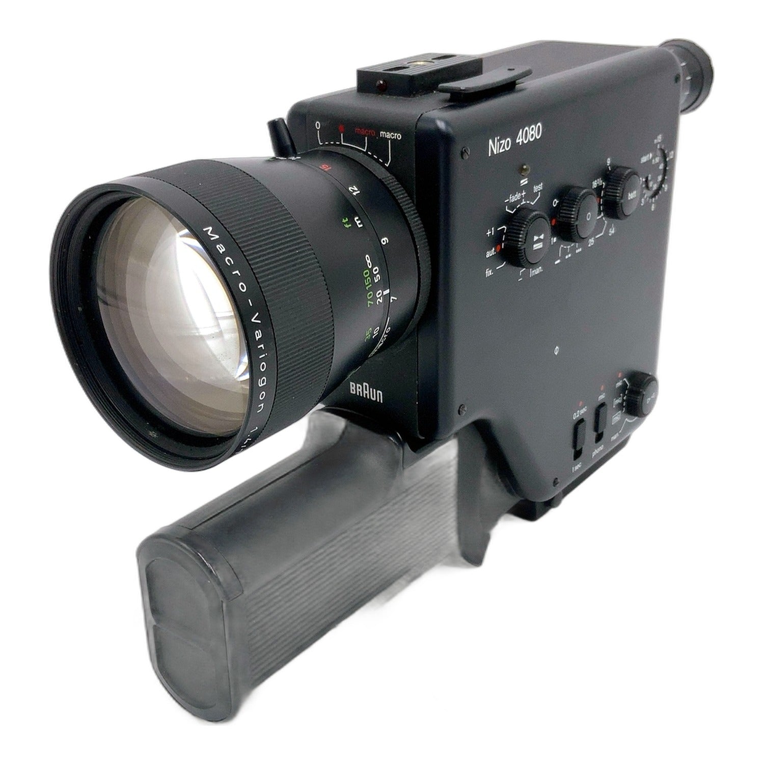 Braun Nizo 4080 Filmkamera mit Schneider Kreuznach Macro-Variogon 7-80mm 1:1.4