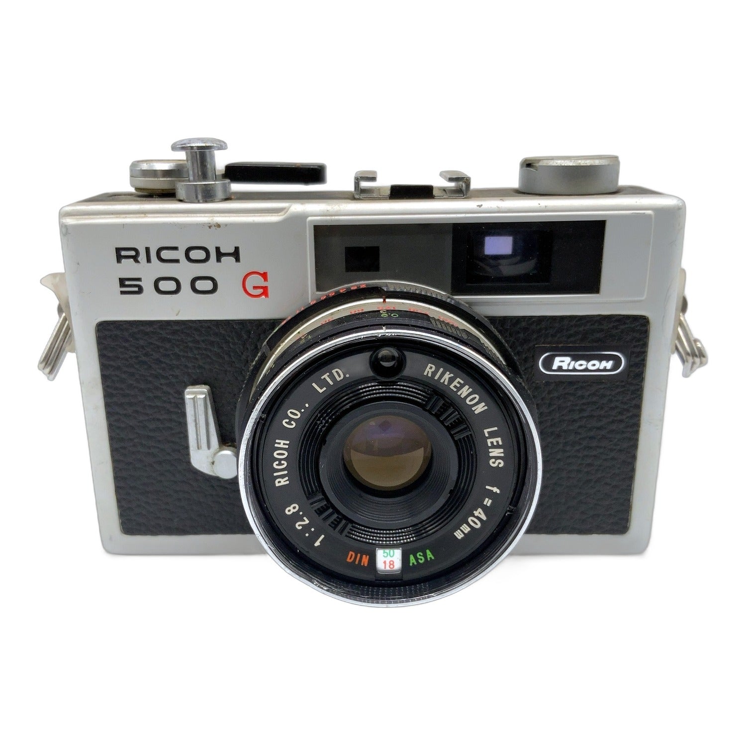 Ricoh 500 G Sucherkamera mit Rikenon 40mm 1:2.8 Film Camera Viewfinder Camera
