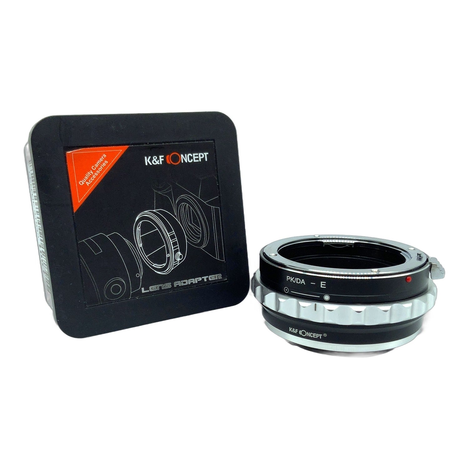 K&F Concept Objektivadapter in OVP Lens Mount Adapter (Pentax K → Sony E)