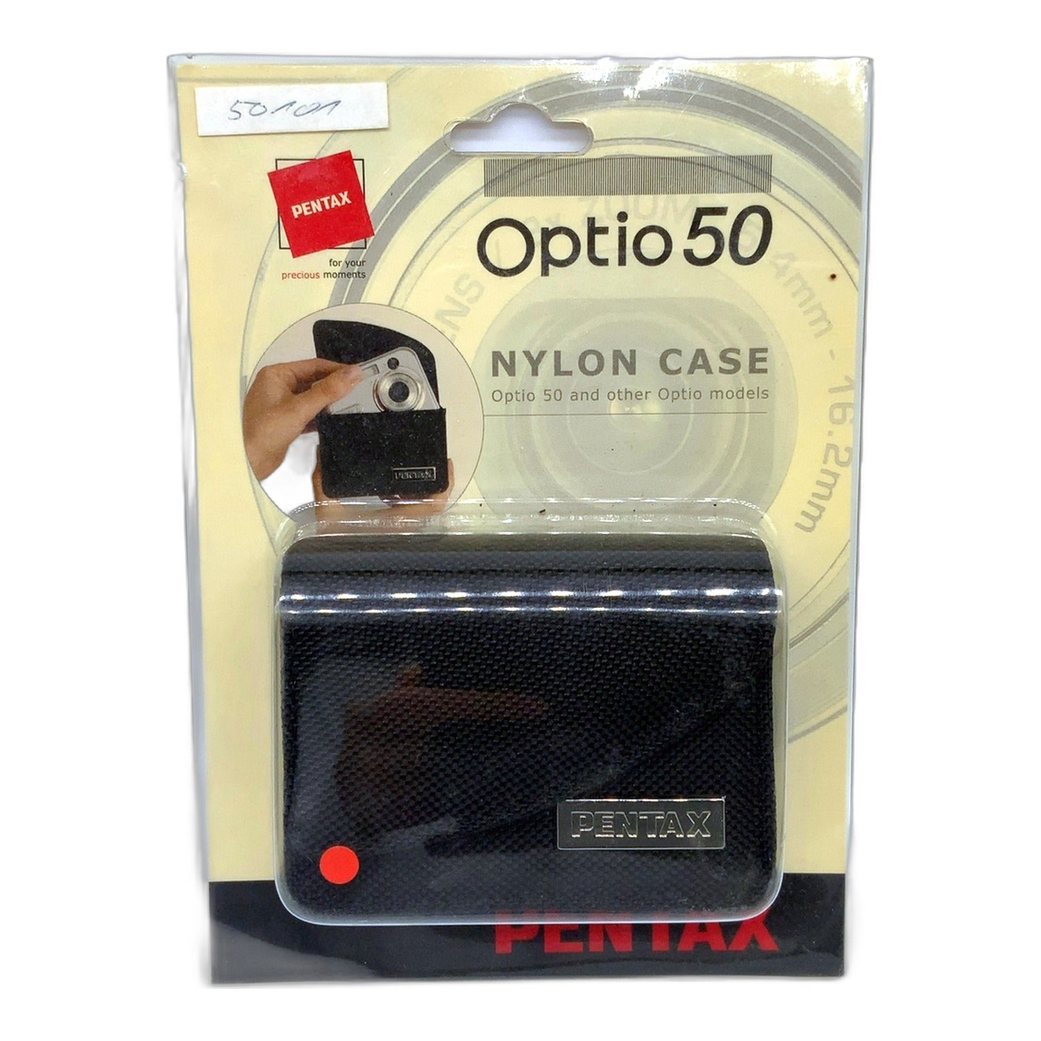 Pentax Optio 50 Nylon Case Tasche Schwarz OVP Fototasche Camera Bag Kameratasche