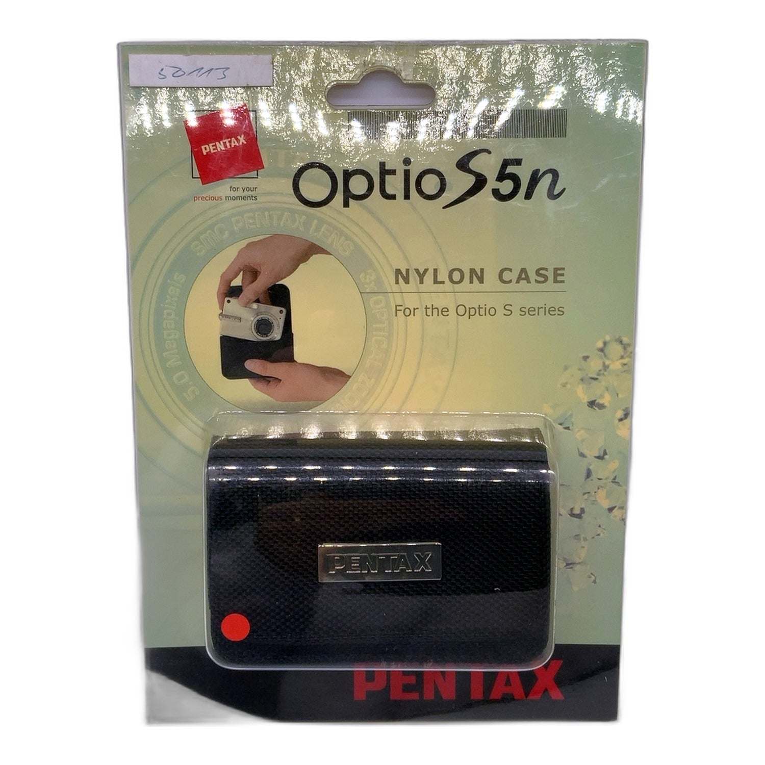 Pentax Optio S5n Nylon Case Tasche Schwarz Fototasche Camera Bag Kameratasche