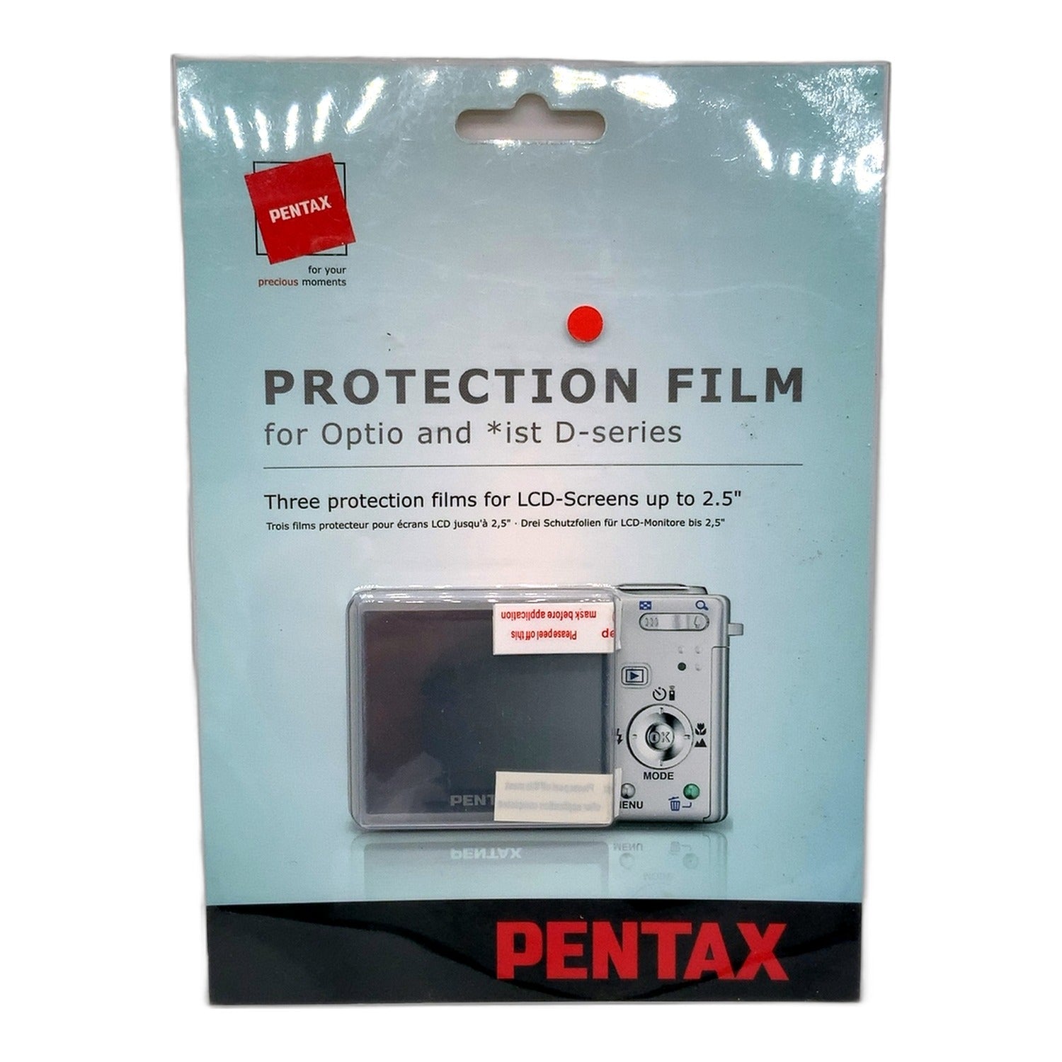Pentax Protection Film for Optio D-series Tasche Schwarz Camera Bag Kameratasche