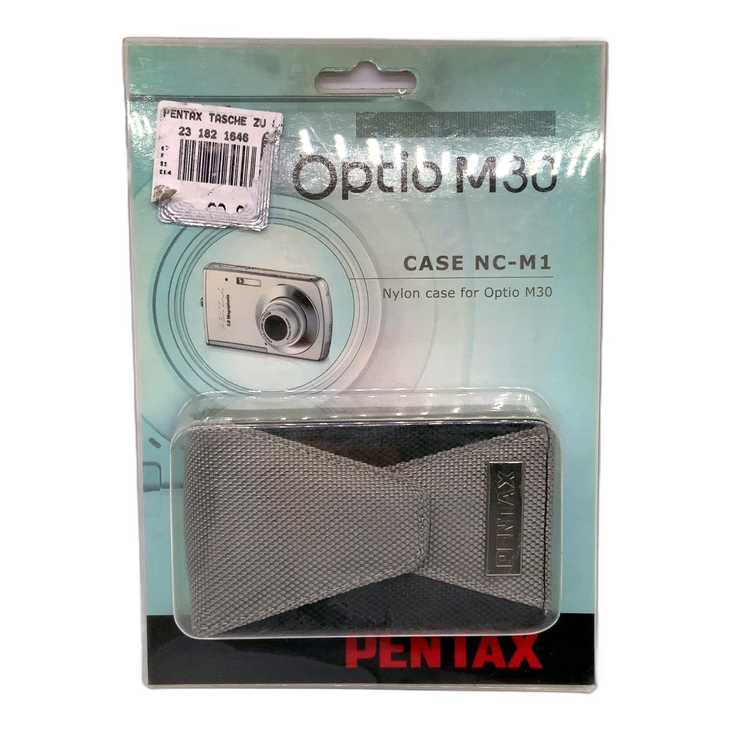 Pentax Optio M30 Case NC-M1 Nylon case for Optio M30 Tasche grau Kameratasche