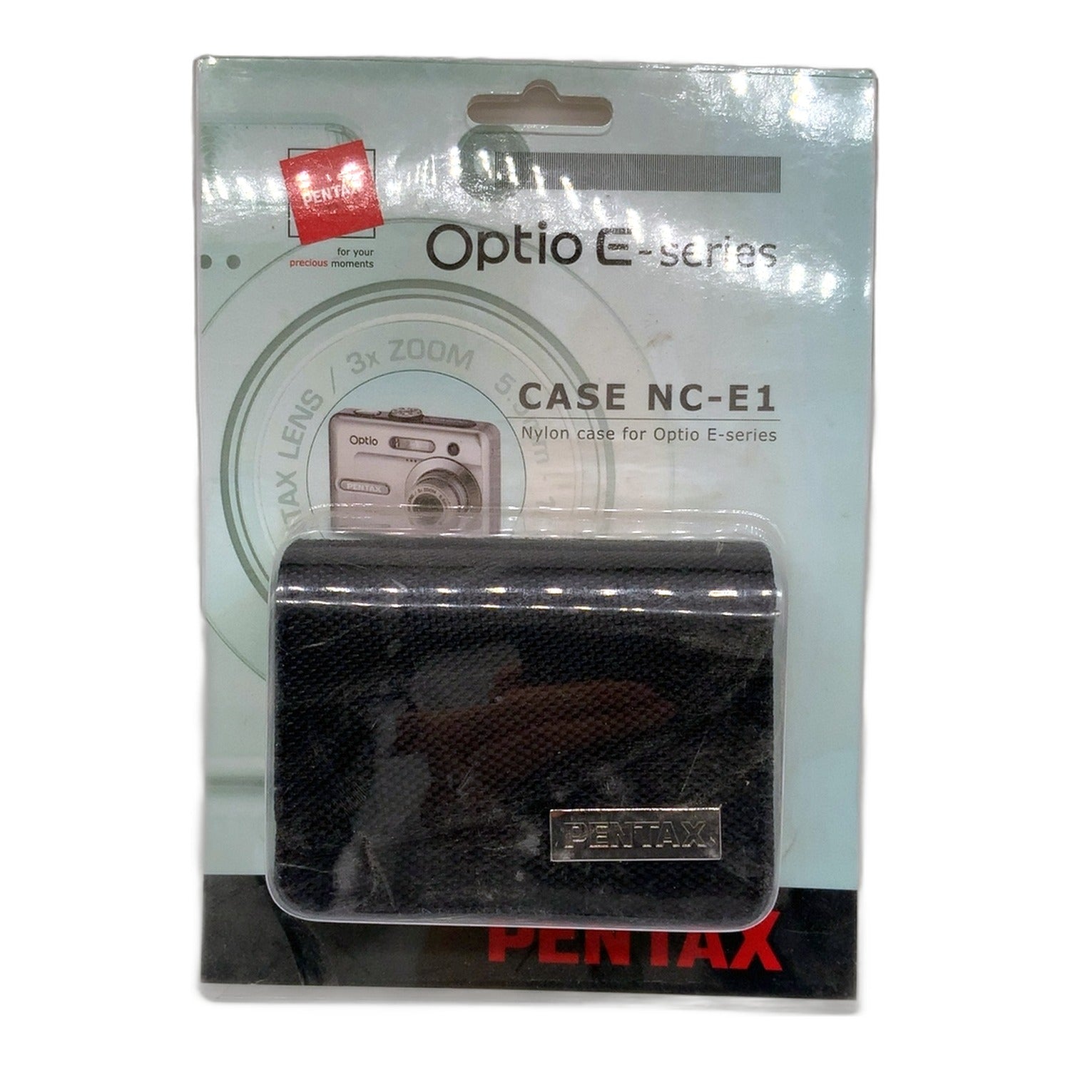 Pentax Optio E-series NC-E1 Nylon Case Tasche Schwarz Camera Bag Kameratasche