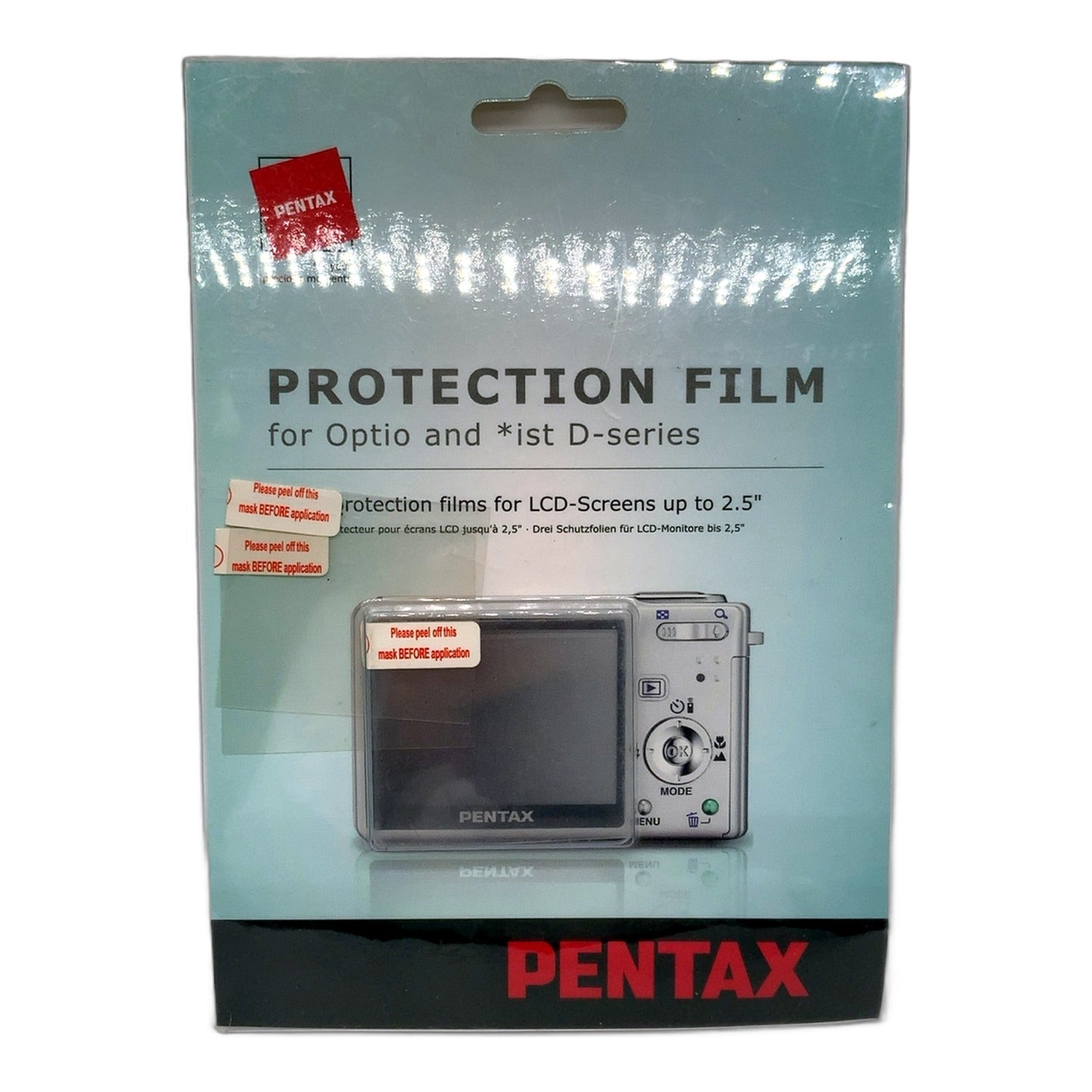 Pentax Protection Film Optio Tasche Transparent Camera Bag Kameratasche