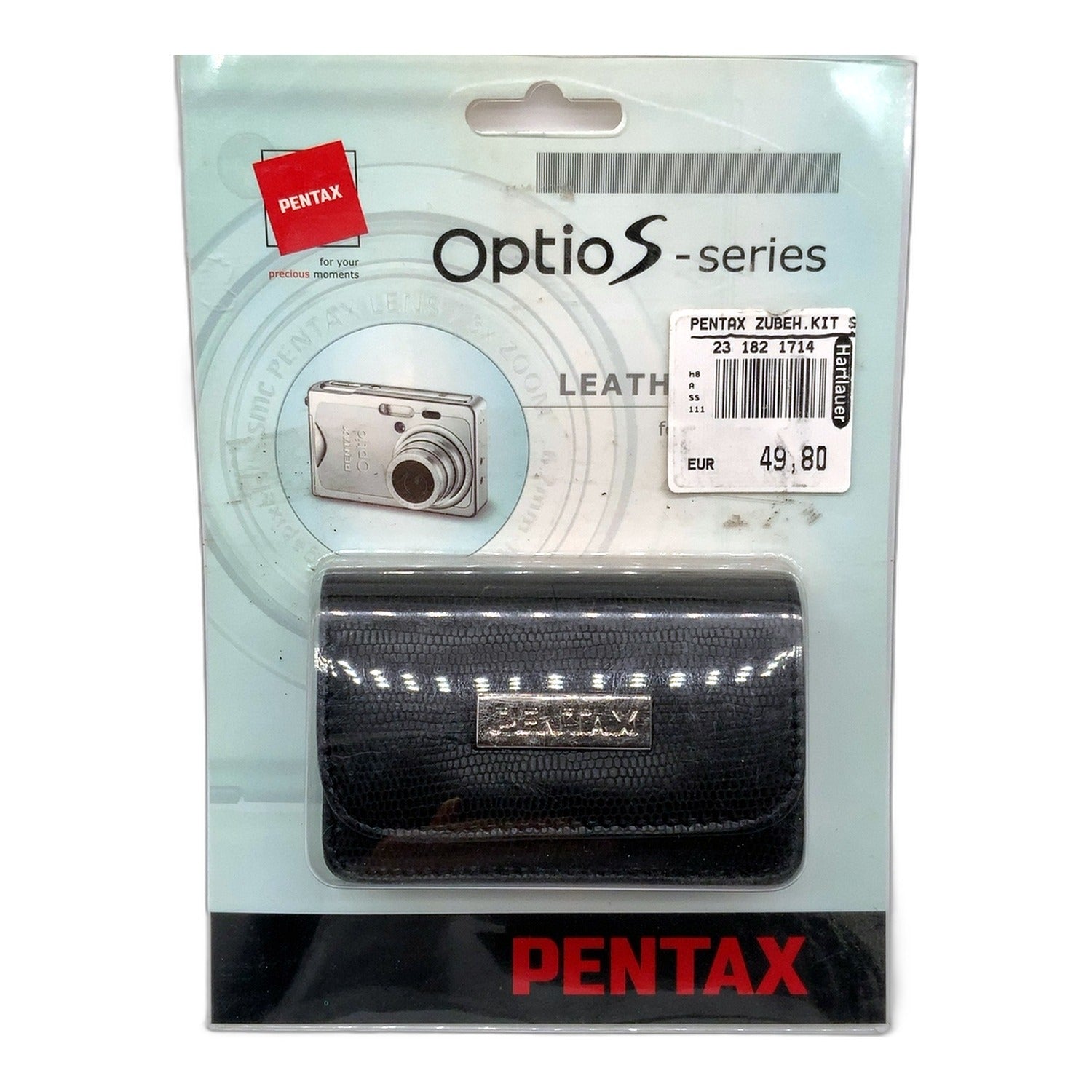 Pentax Optio S-Series Leather Case Tasche Schwarz Camera Bag Kameratasche