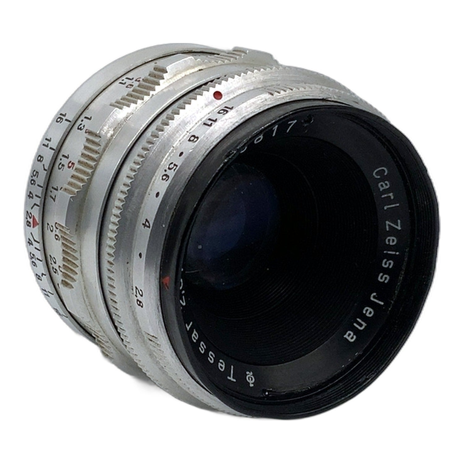Carl Zeiss Jena Q1 Tessar 50mm 1:2.8 Objektiv manuell Festbrennweite (M42)