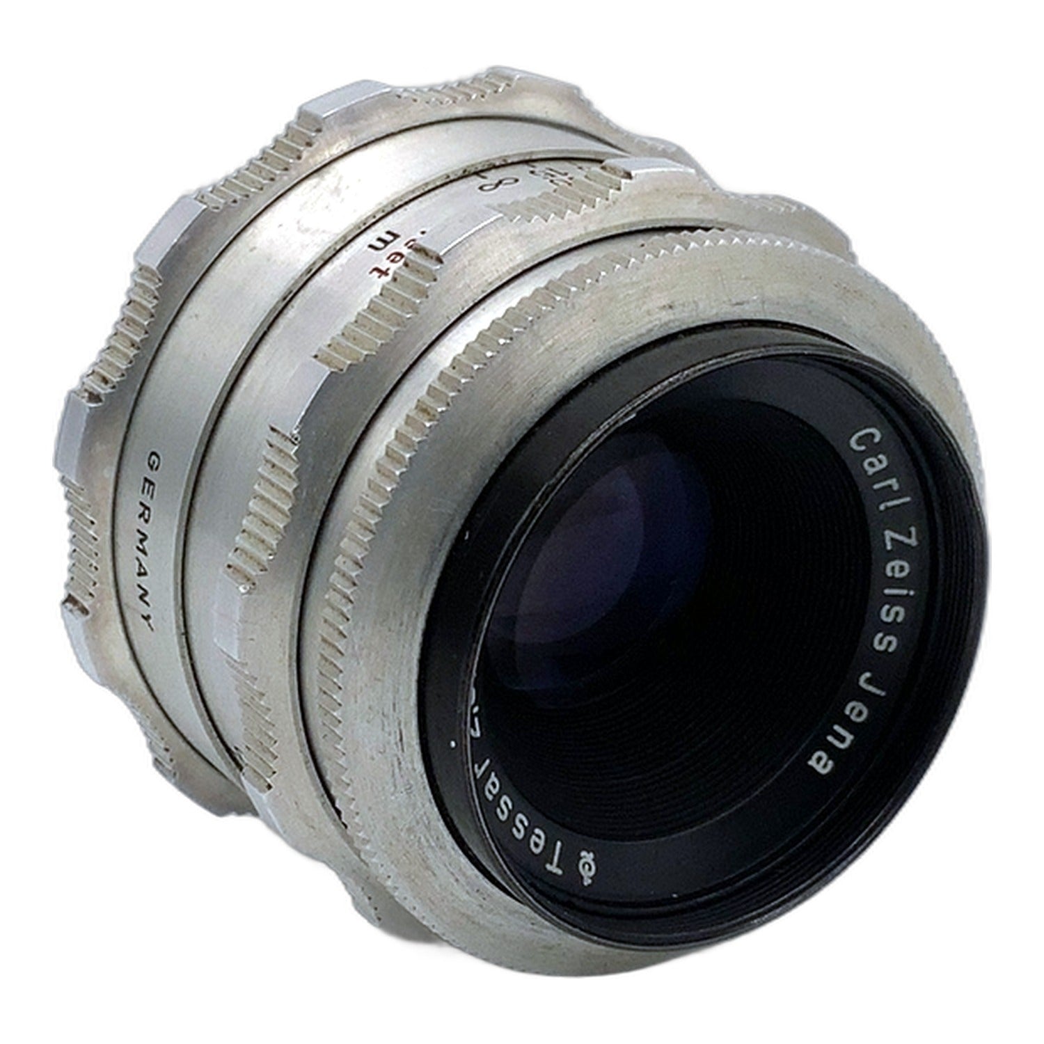 Carl Zeiss Jena Q1 Tessar 50mm 1:2.8 Objektiv Festbrennweite (30mm Gewinde)