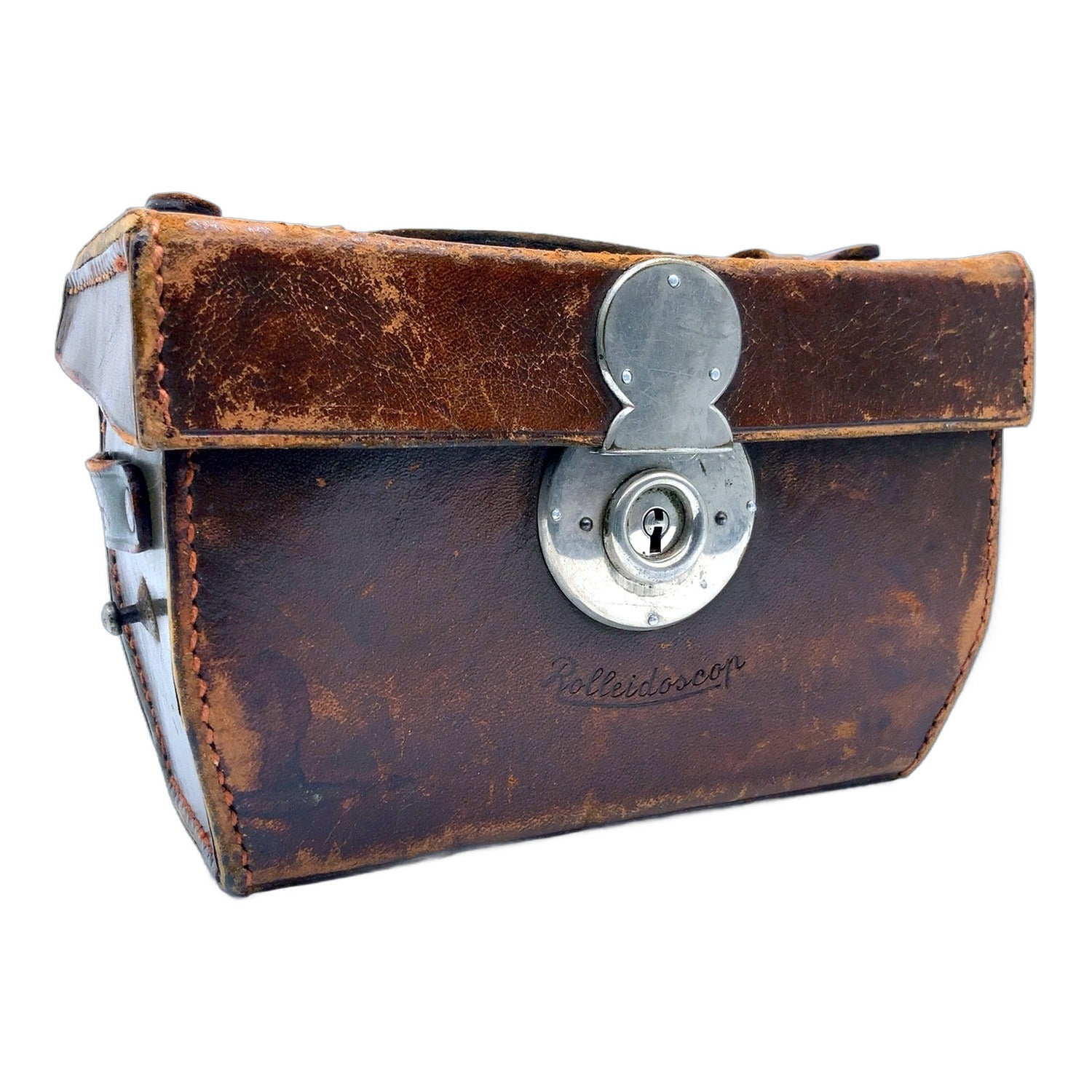 Rollei Rolleidoscop 120 film MF stereo Tasche Braun Camera Bag Kameratasche