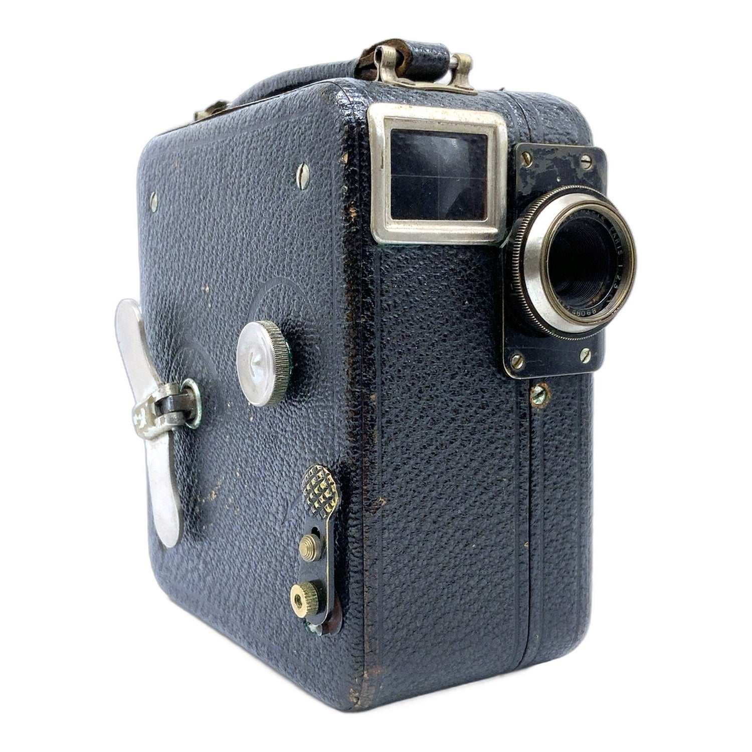 Pathé Kinamo Motocamera Filmkamera mit Hermagis Paris 2cm 1:2.5 Movie Camera