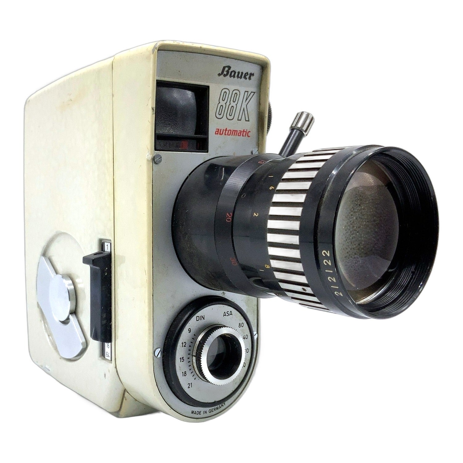Bauer 88K automatic Filmkamera mit Vario 1:1.8/10-30mm Cine Camera Movie Camera