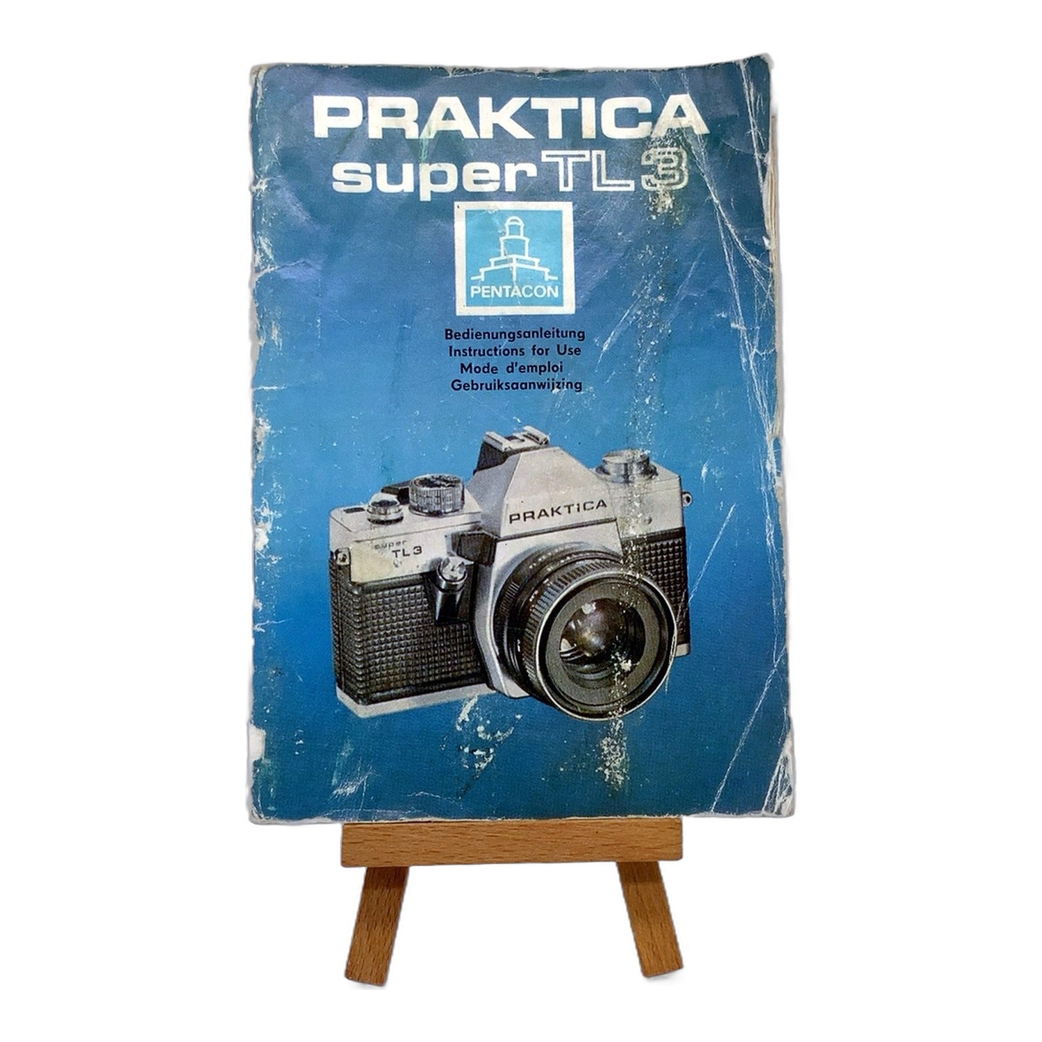 Pentacon Praktica super TL3 stark gebrauchte Bedienungsanleitung Deutsch