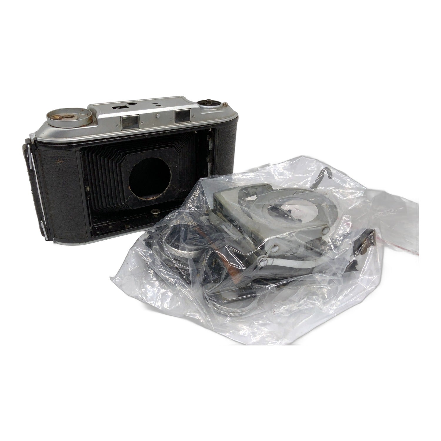 Voigtländer Bessa II Klappkamera Frontlinse fehlt! Folding Camera Balgenkamera