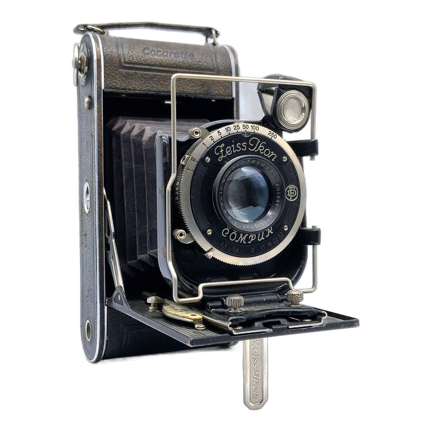 Zeiss Ikon Cocarette 519/2 Klappkamera mit Dominar-Anastigmat 10,5cm 1:4.5