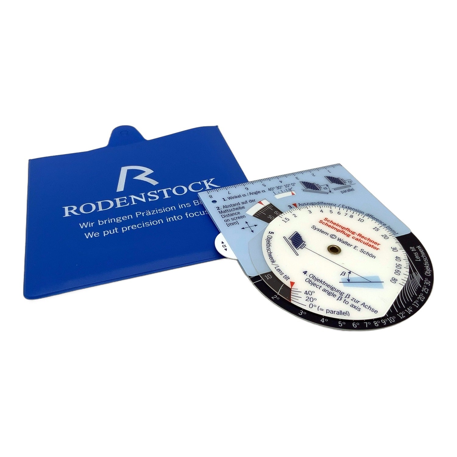 Rodenstock Schärfentiefe-Rechner Scheimpflug Rechner Depth of field calculator