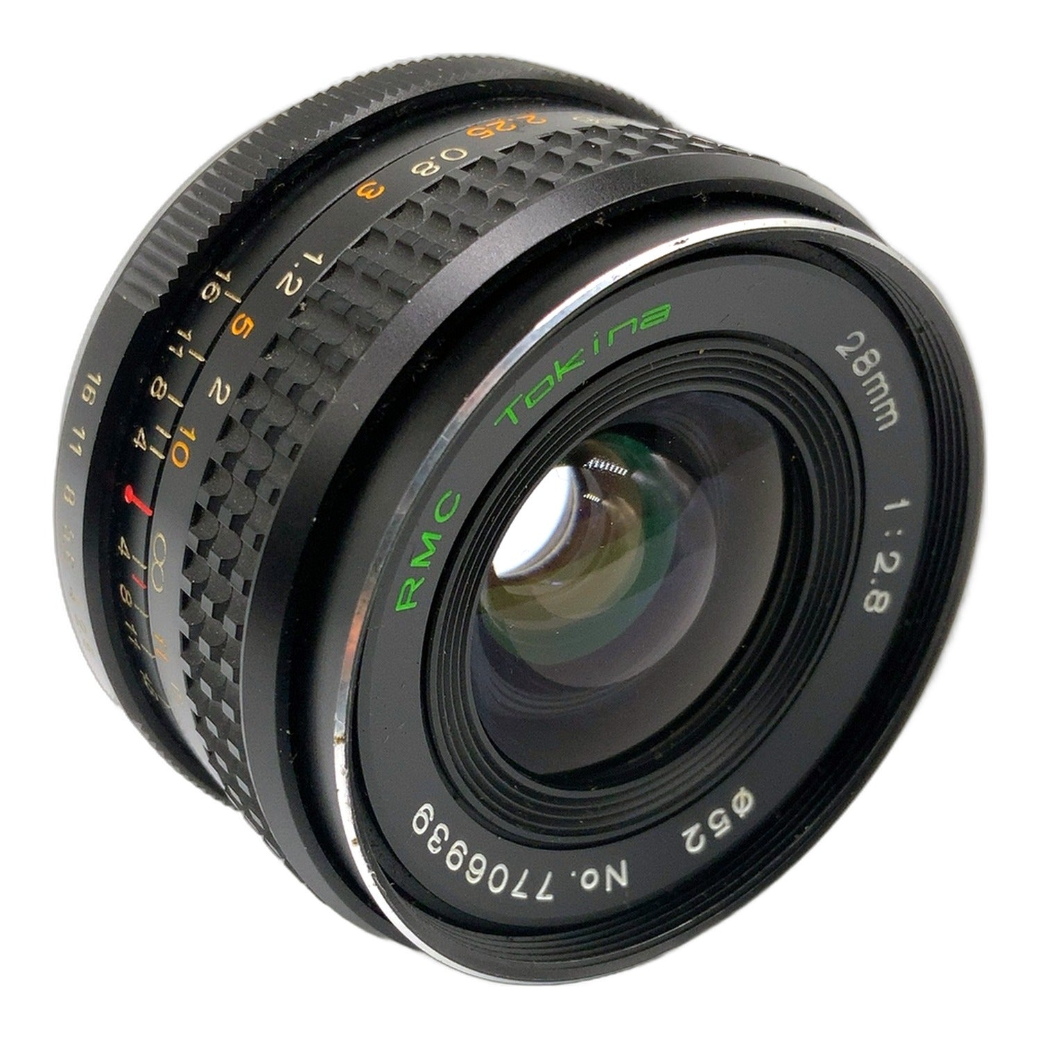 Tokina RMC 28mm 1:2.8 Objektiv manuell Festbrennweite (Pentax K) Text lesen!