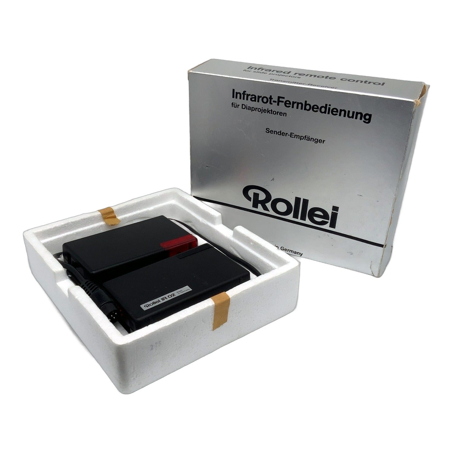 Rollei IR 02 Infrarot-Fernbedienung für Diaprojektoren Sender-Empfänger Remote