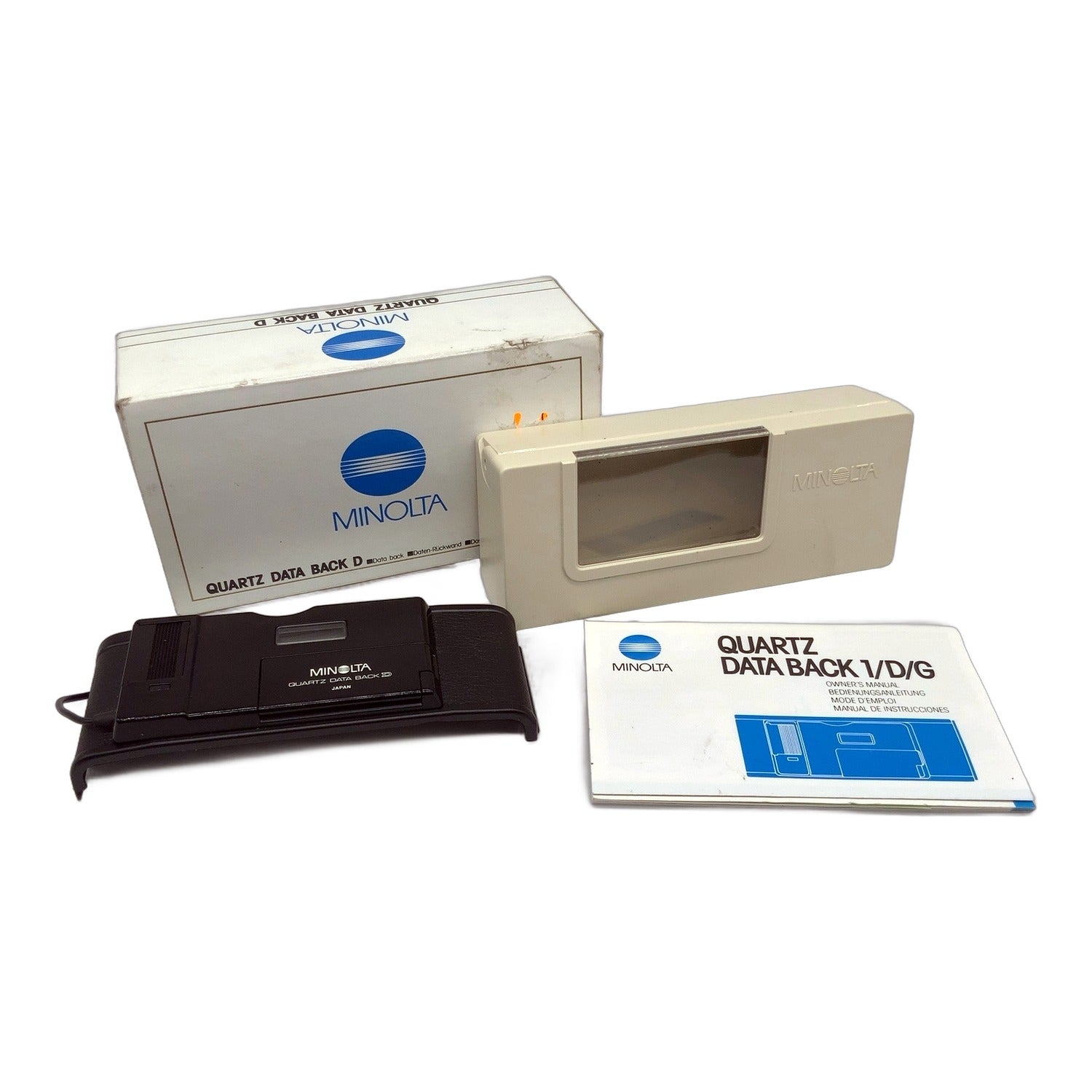 Minolta Quartz Data Back D Databack in OVP m it Anleitung Kamerazubehör