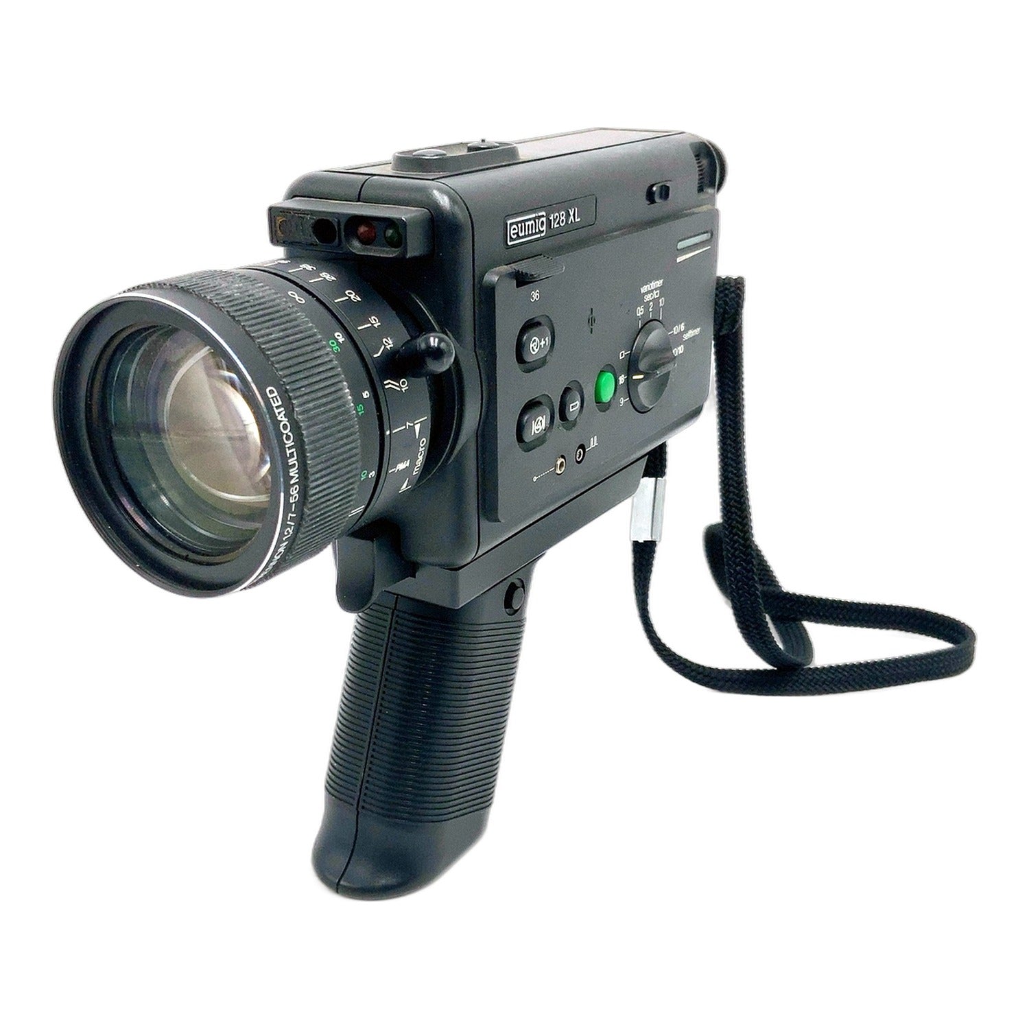 Eumig 128 XL Filmkamera mit Macro-Vennon 7-56mm 1:1.2 Cine Camera Movie Camera