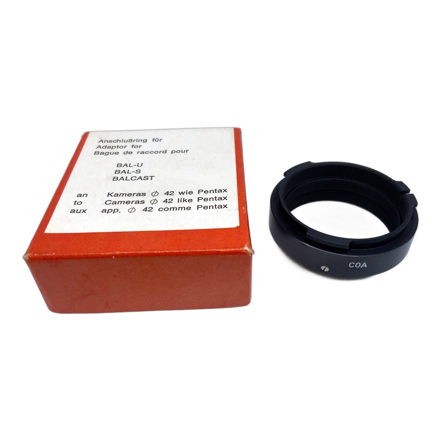 Novoflex COA Objektivadapter Kameraadapter Lens Mount Adapter (Novoflex → M42)