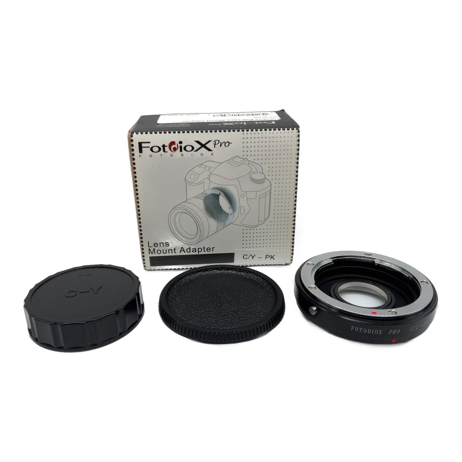 Fotodiox Pro C/Y-PK Objektivadapter + Korrekturlinse (Yashica/Contax → Pentax K)