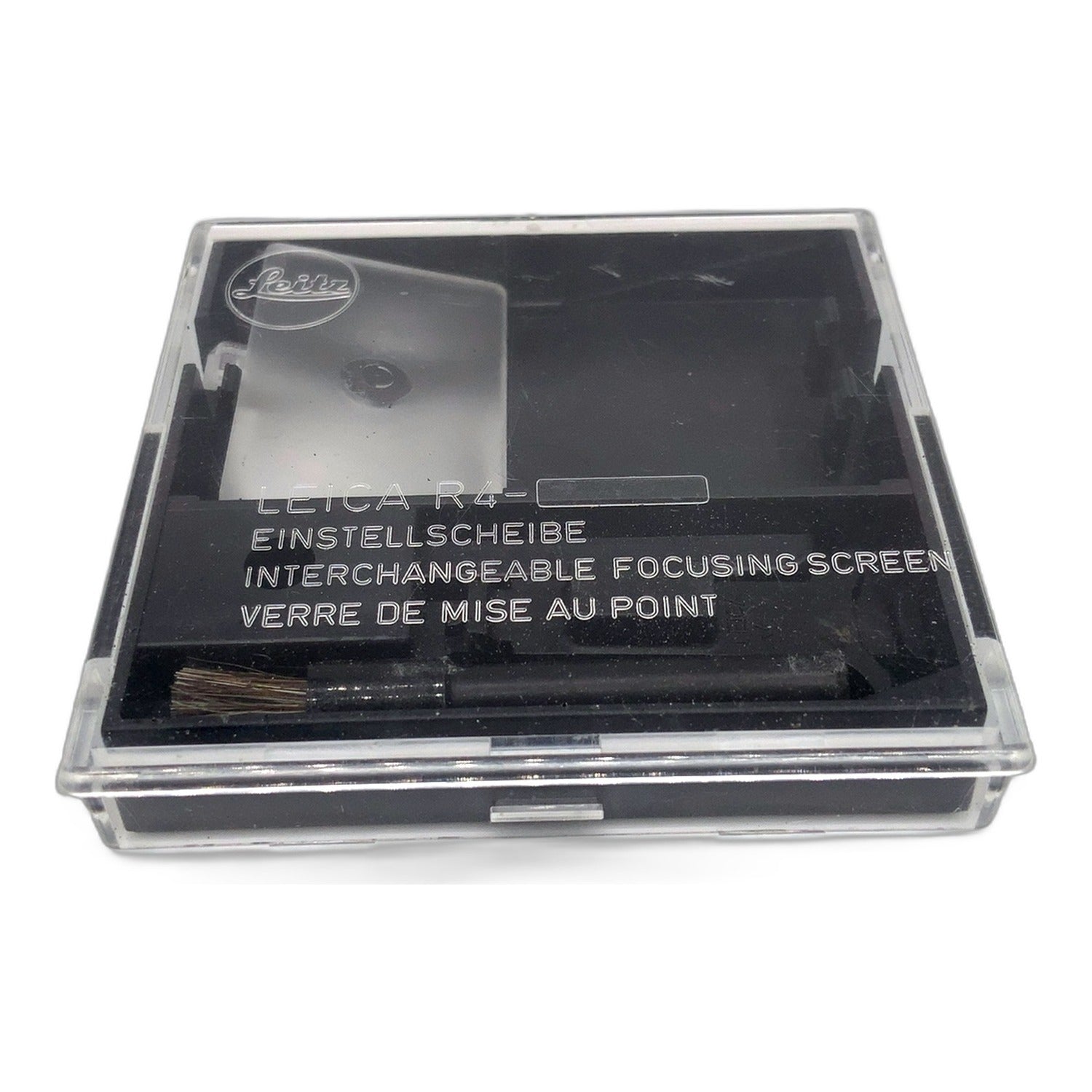 Leitz Focusing Screen R4 Nr.1 Mattscheibe mit Case Fotozubehör Kamerazubehör