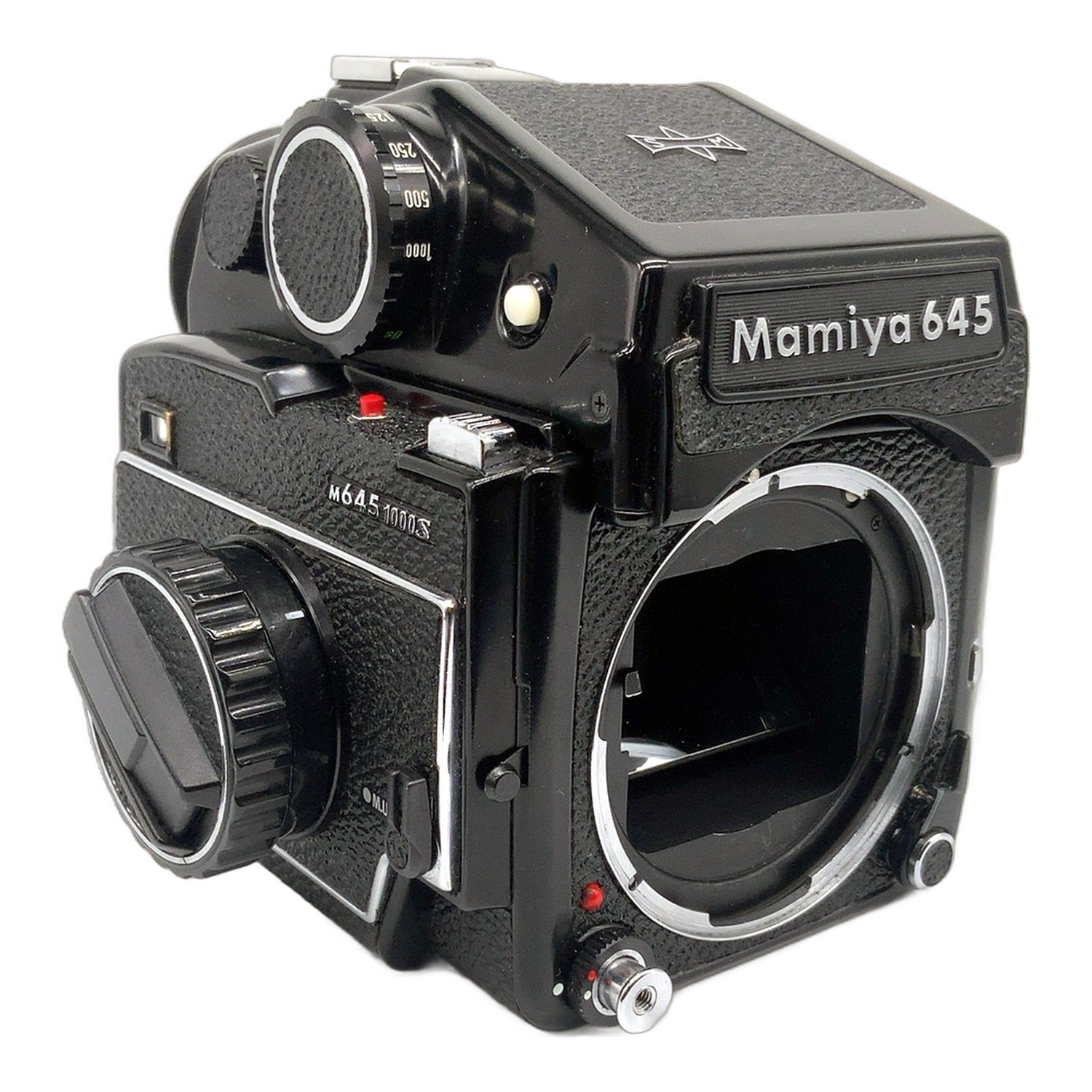 Mamiya M645 1000S Mittelformatkamera (M645 Bajonett) mit Prismensucher PD