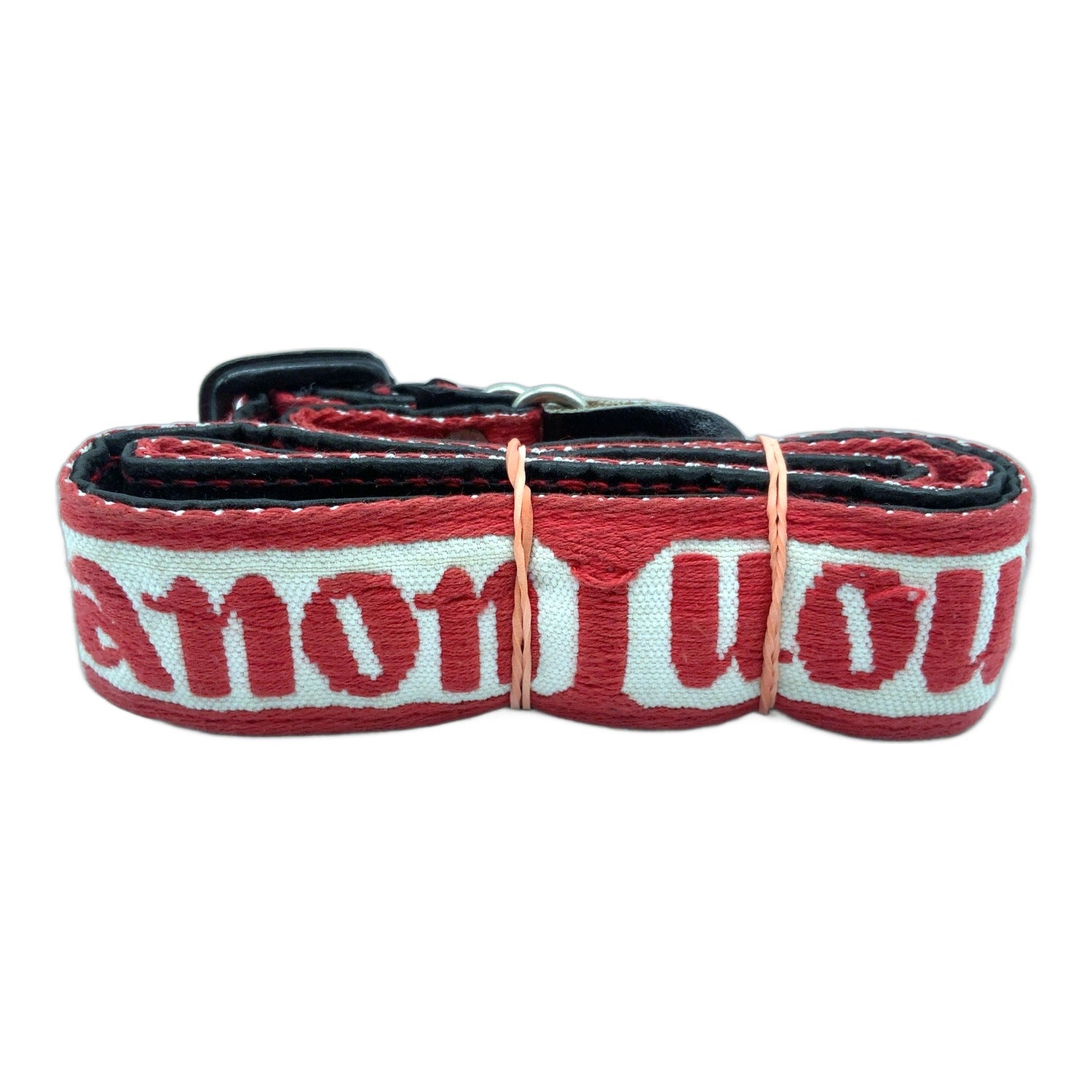 Canon ca. 36mm breit Gurt rot/weiß Neck Strap Camera Strap Tragegurt Kameragurt