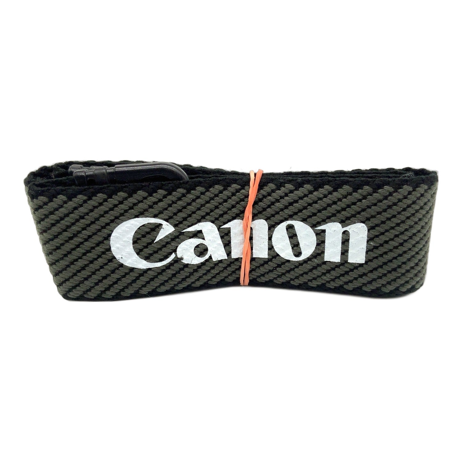 Canon ca. 38mm breit Gurt grau/schwarz Neck Strap Tragegurt Kameragurt